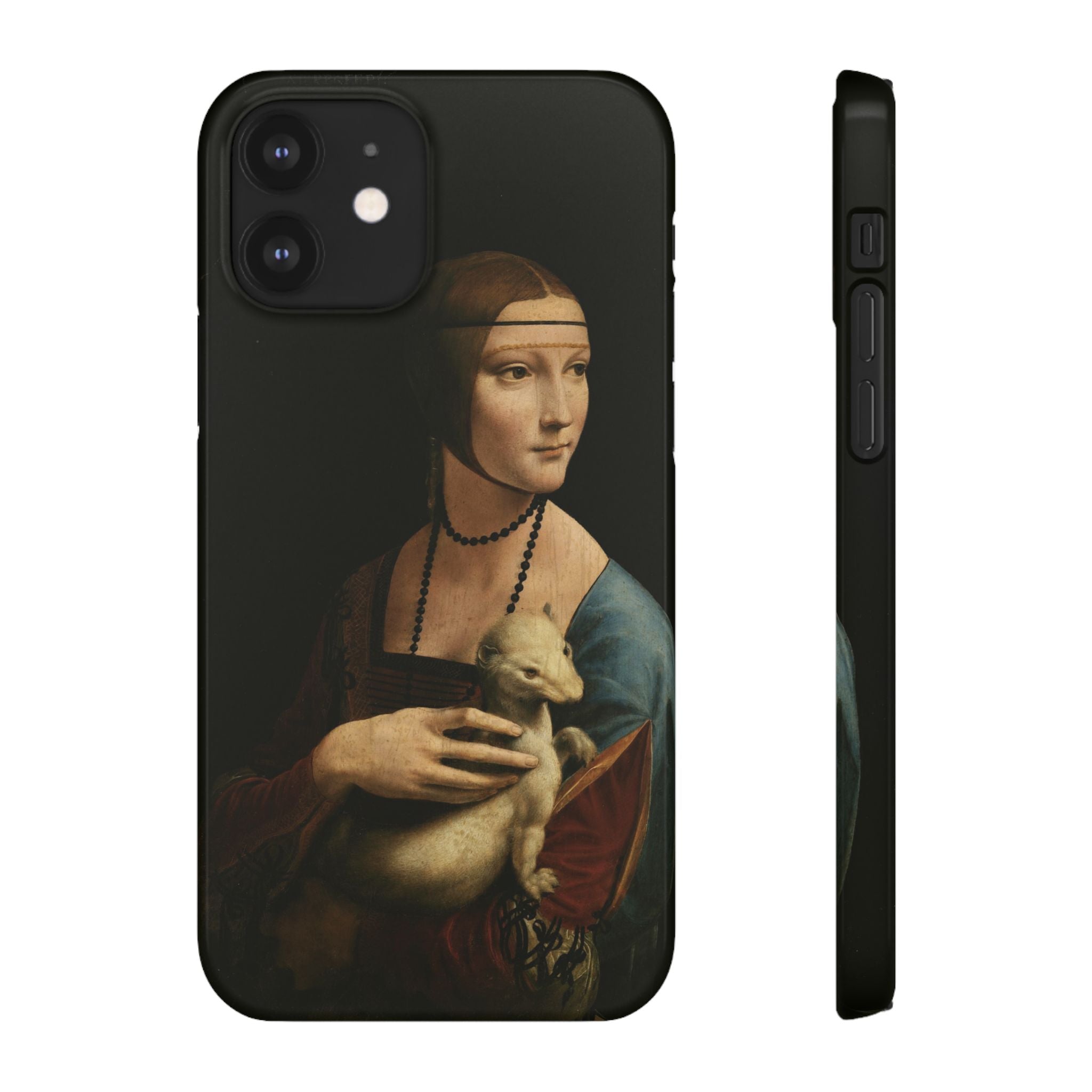 Lady with an Ermine by Leonardo da Vinci - iPhone Slim Case
