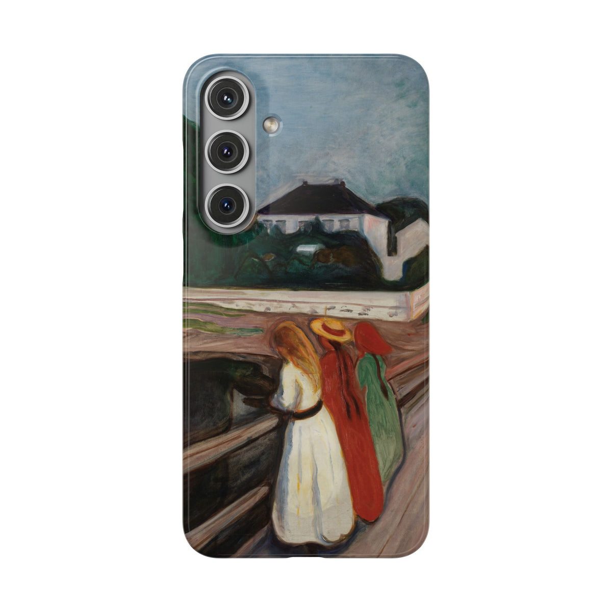 The Girls on the Bridge by Edvard Munch - Samsung Slim Case