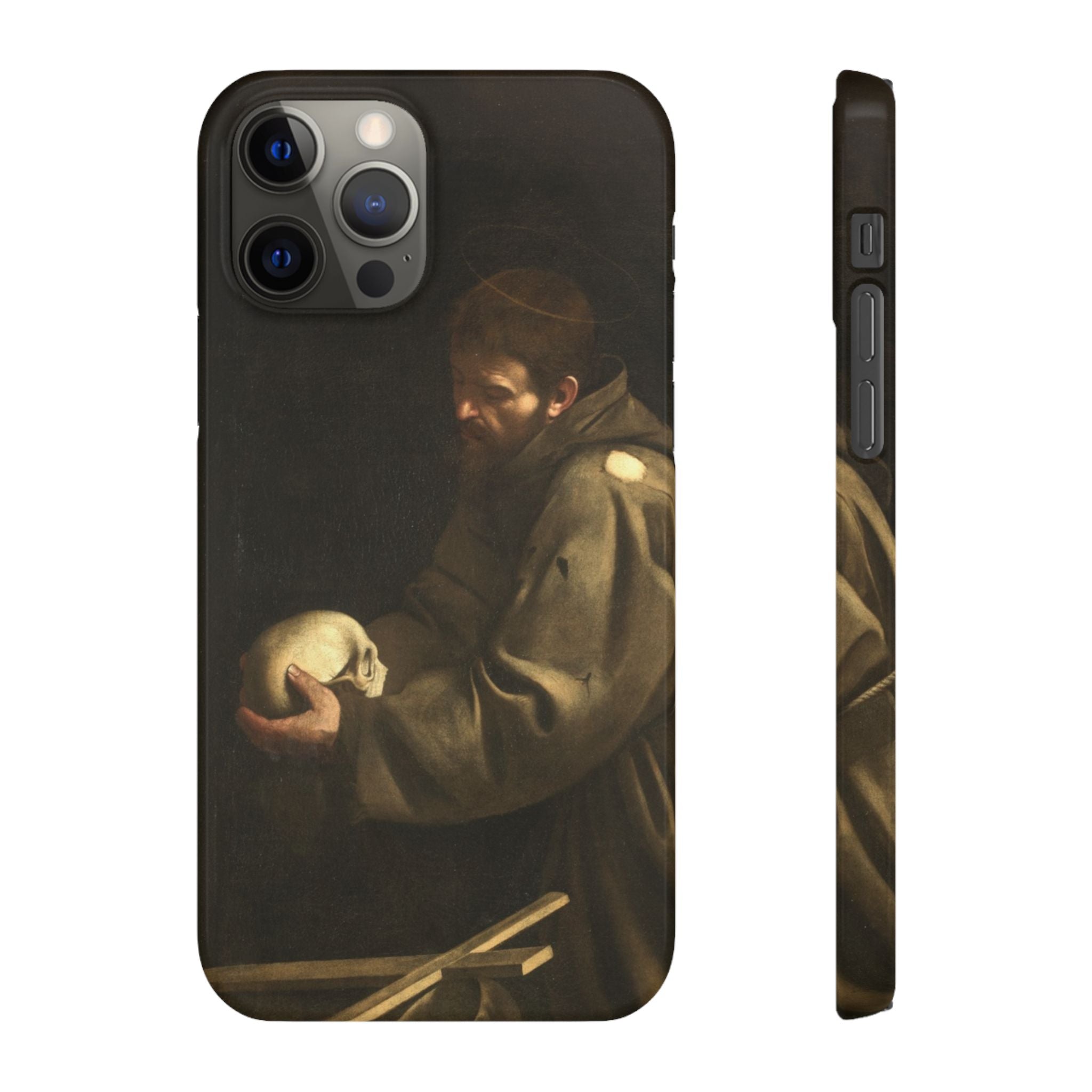 San Francesco in meditazione by Caravaggio - iPhone Slim Case
