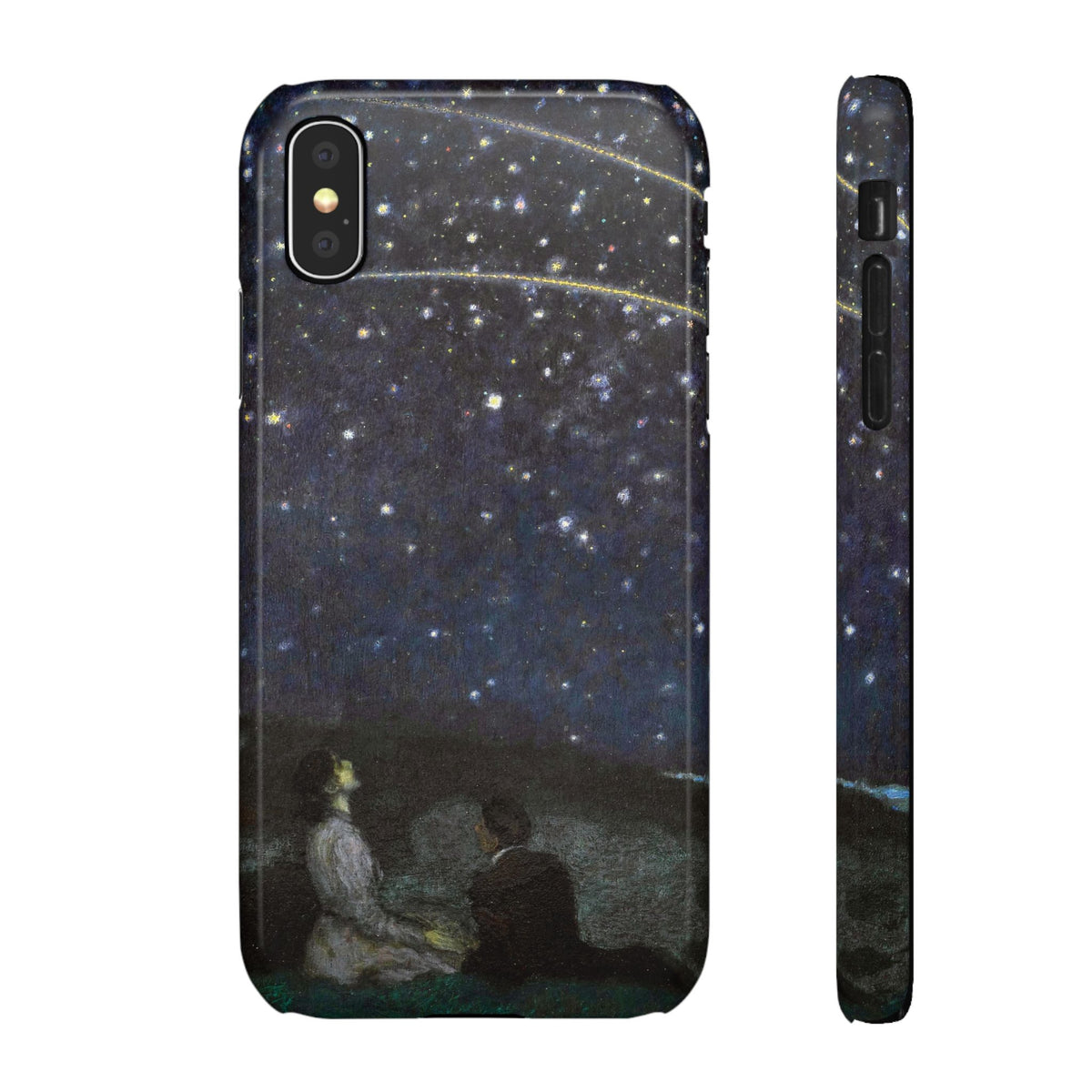 Falling Stars by Franz von Stuck - iPhone Slim Case