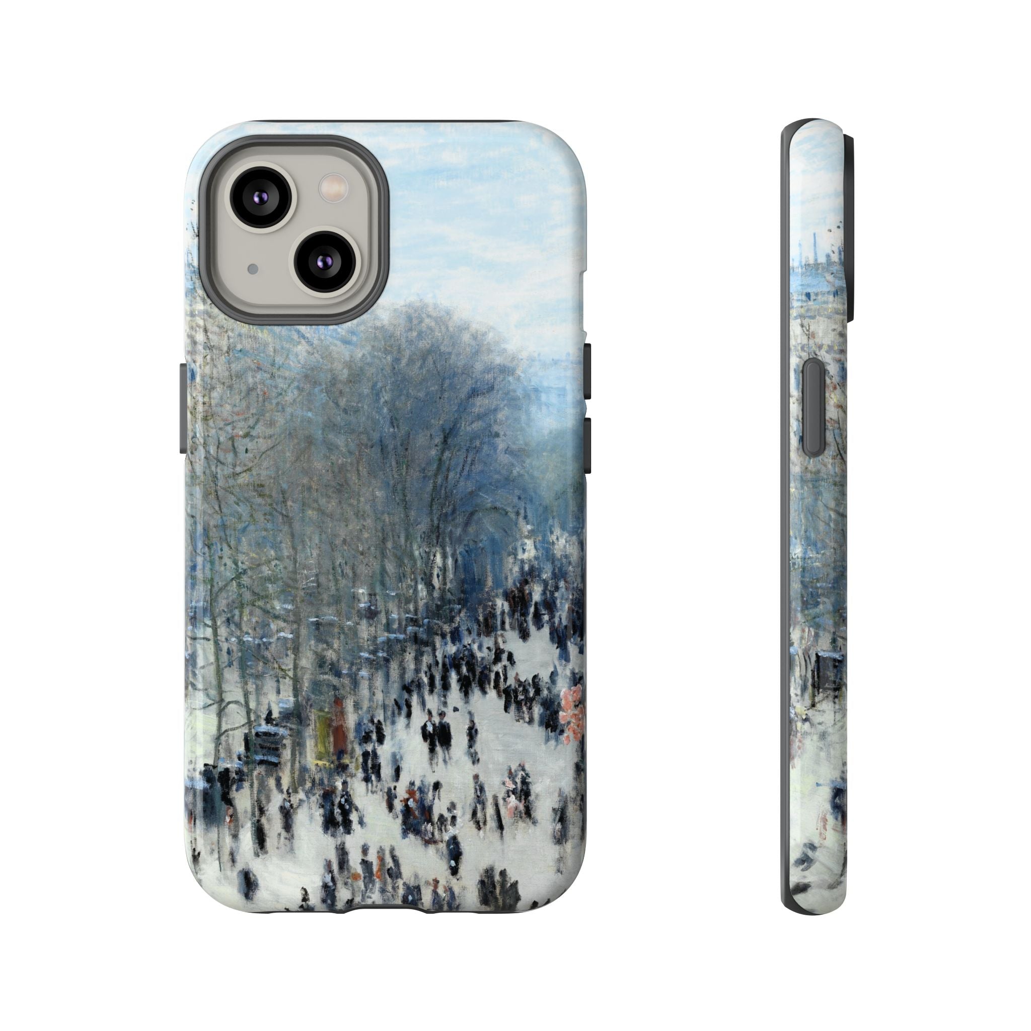 Boulevard des Capucines by Claude Monet - iPhone Tough Case