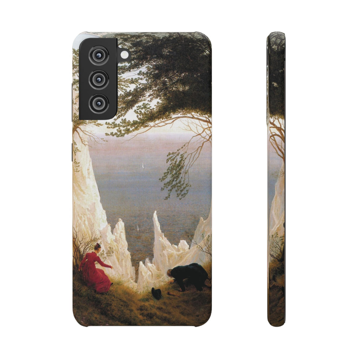 Chalk Cliffs on Rügen by Caspar David Friedrich - Samsung Slim Case