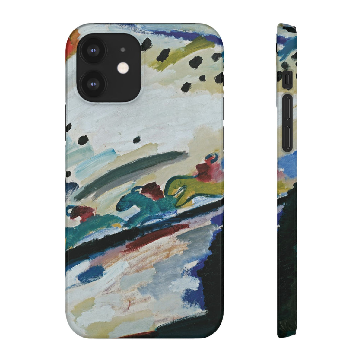Romantic Landscape by Vasily Kandinsky - iPhone Slim Case