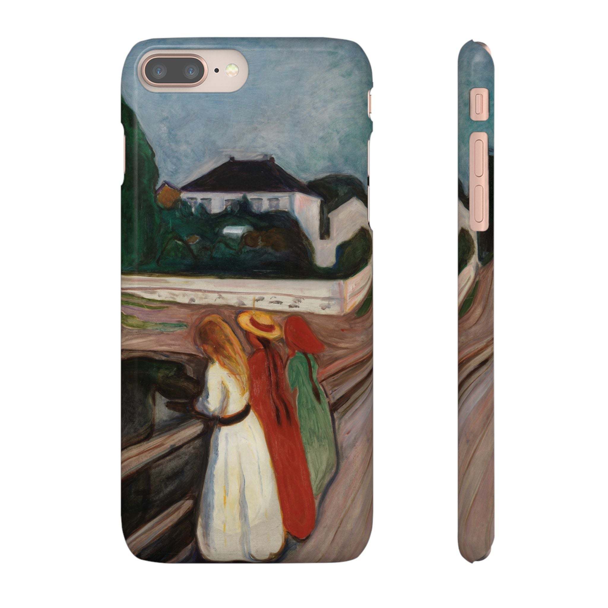 The Girls on the Bridge by Edvard Munch - iPhone Slim Case