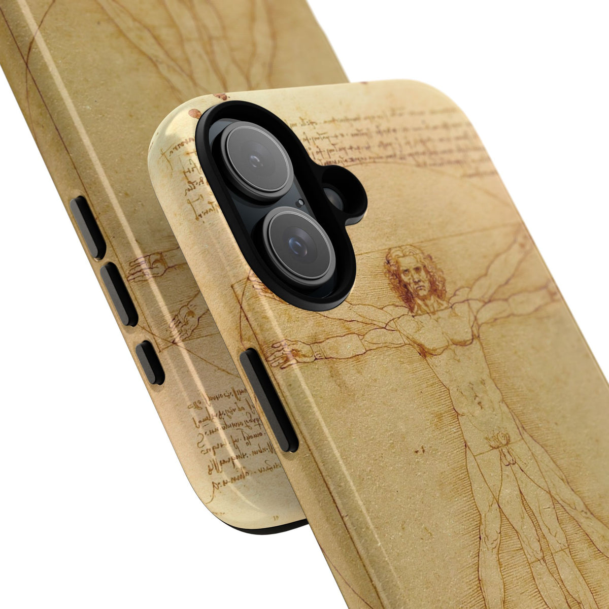 The Vitruvian Man by Leonardo da Vinci - iPhone Tough Case