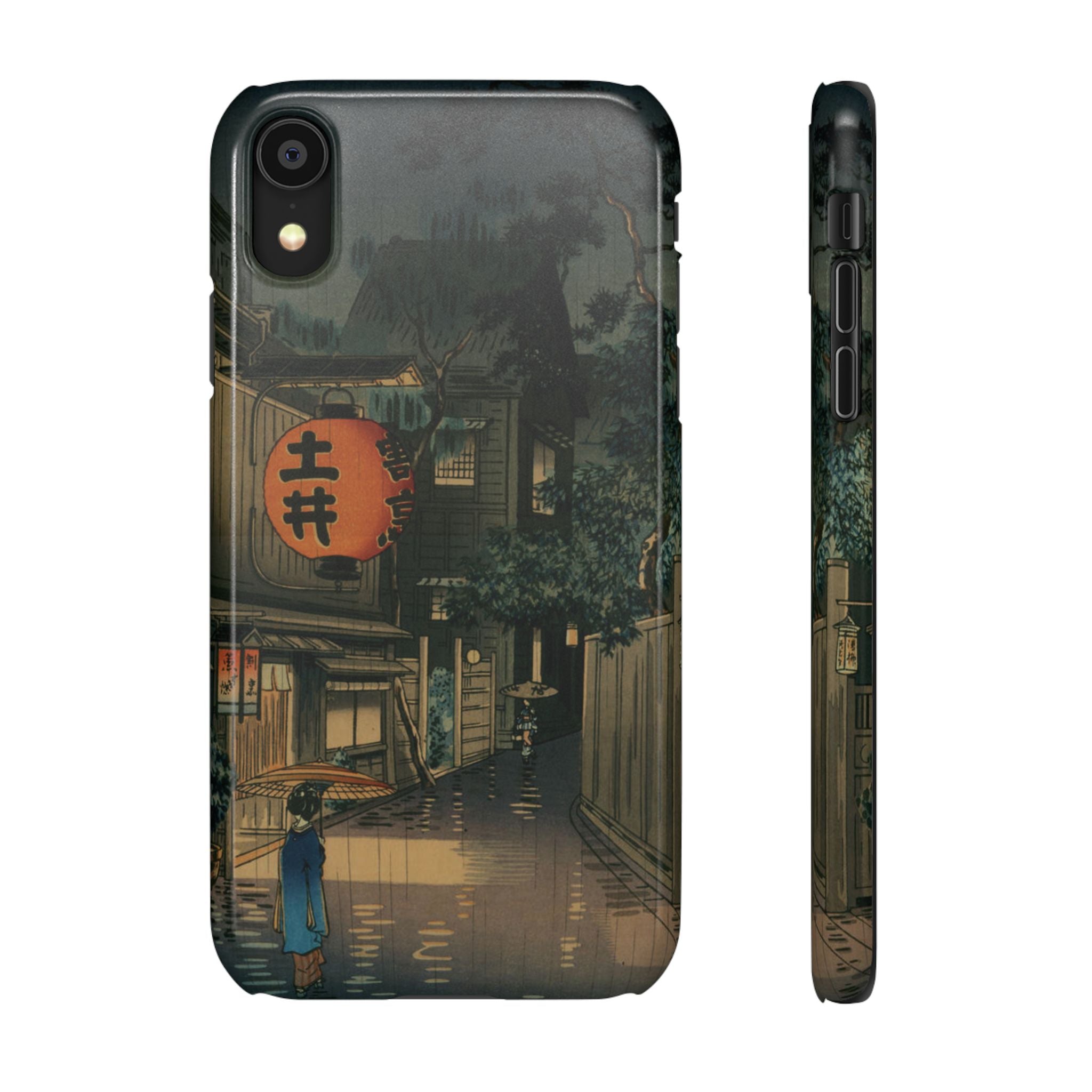 Evening at Ushigome by Tsuchiya Koitsu - iPhone Slim Case