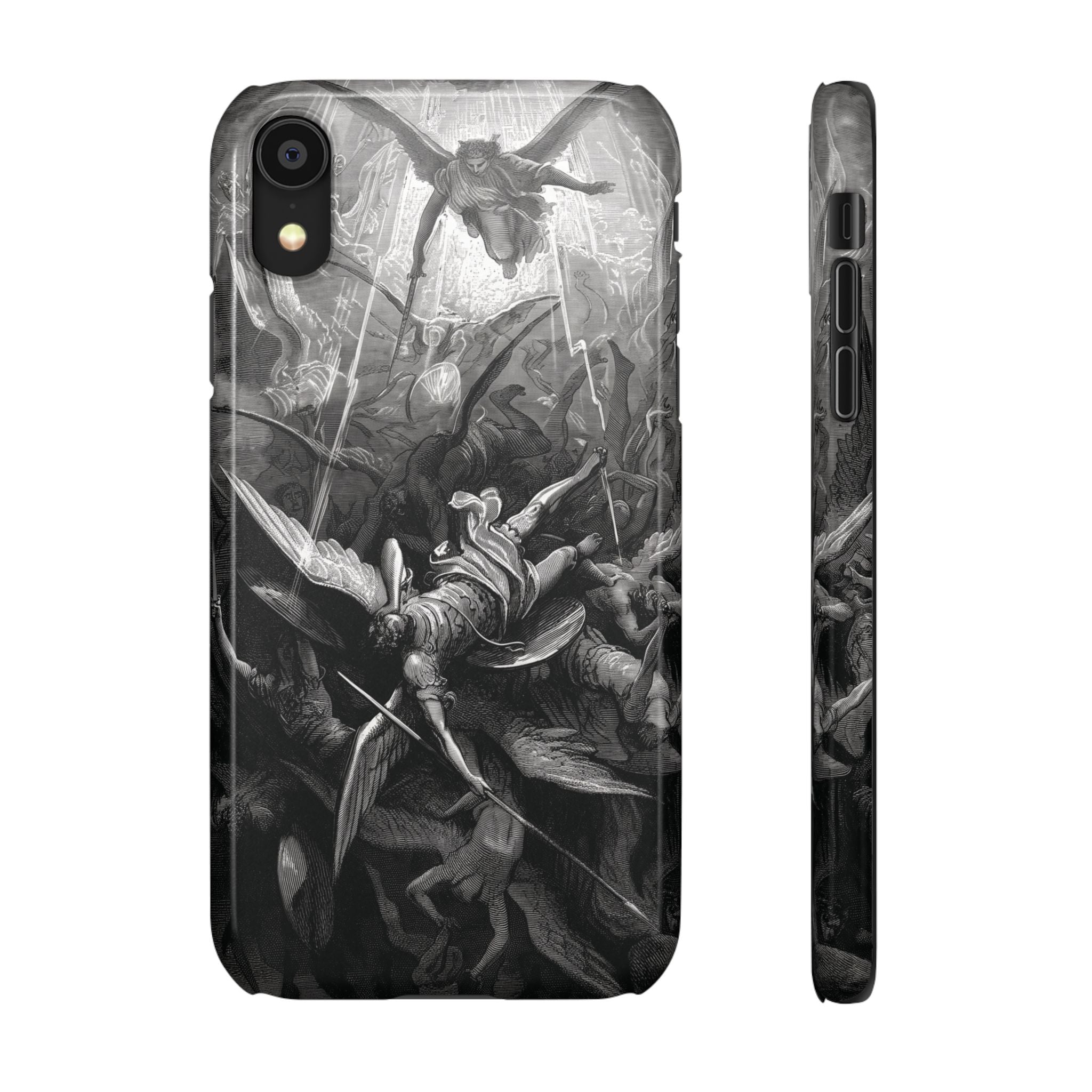 Paradise Lost | The Battle in Heaven by Gustave Doré - iPhone Slim Case