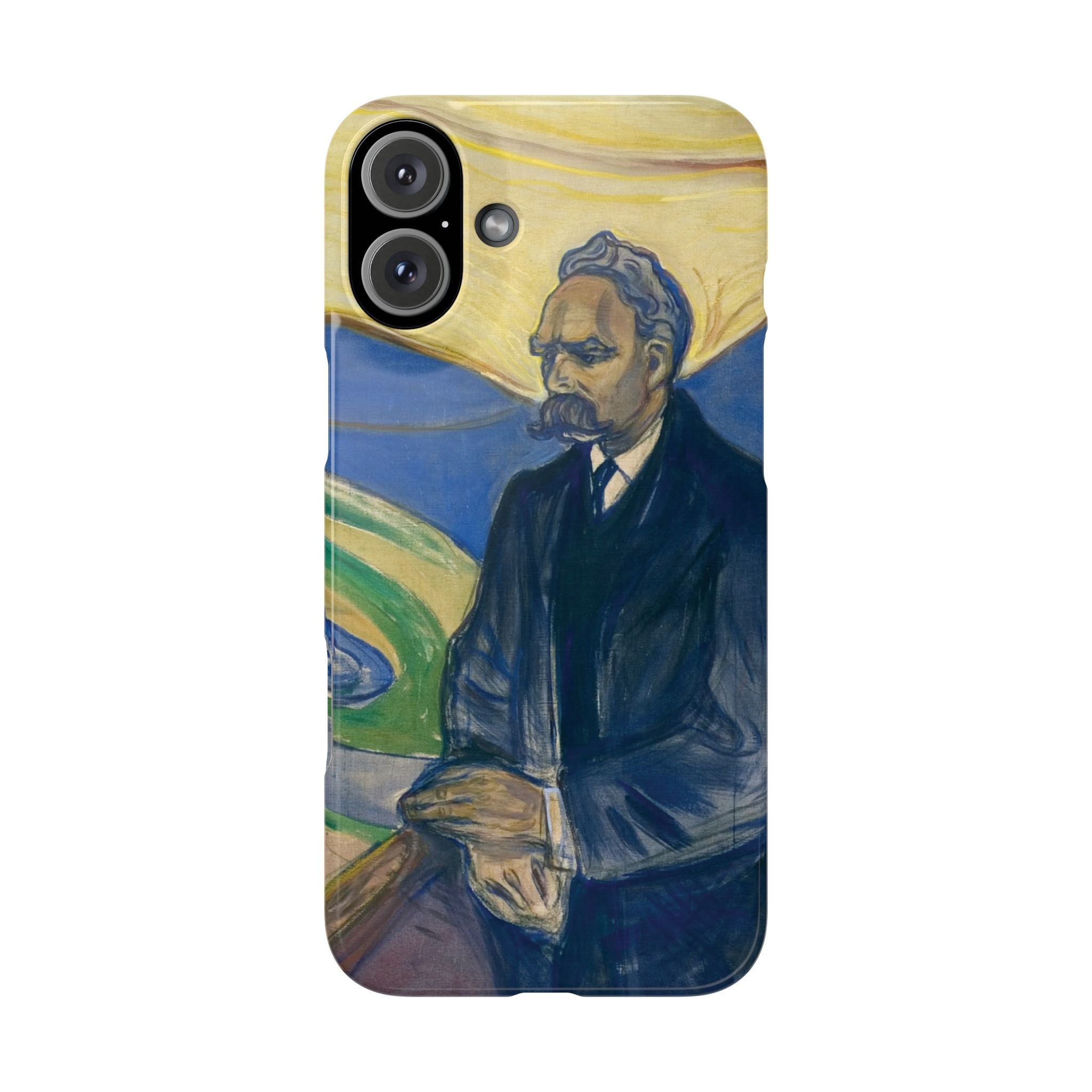 Portrait of Friedrich Nietzsche by Edvard Munch - iPhone Slim Case