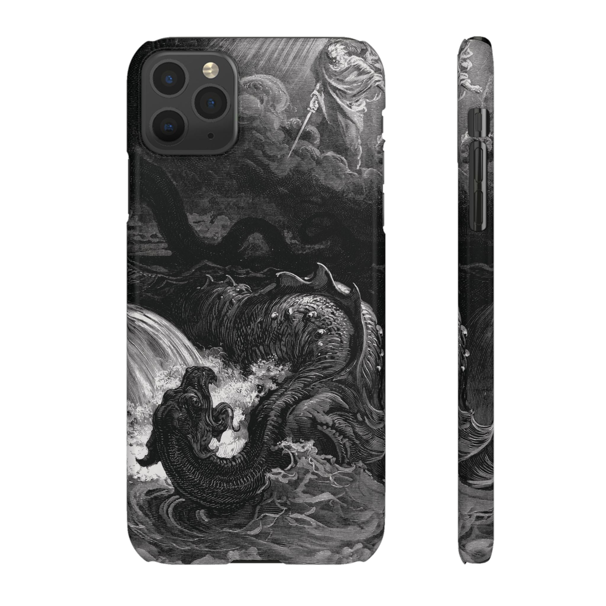 The Destruction of Leviathan by Gustave Doré - iPhone Slim Case