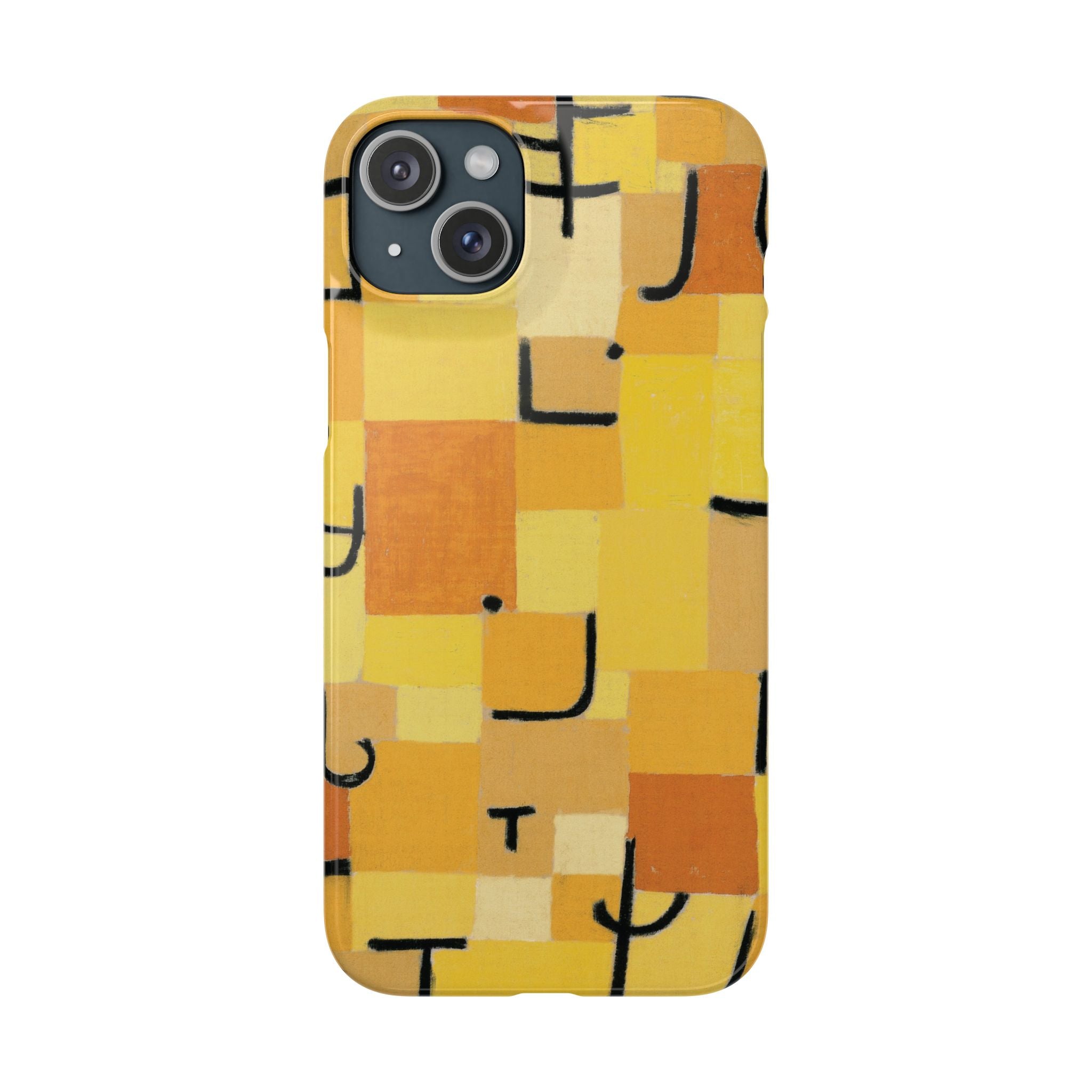 Signs in Yellow by Paul Klee - iPhone Slim Case