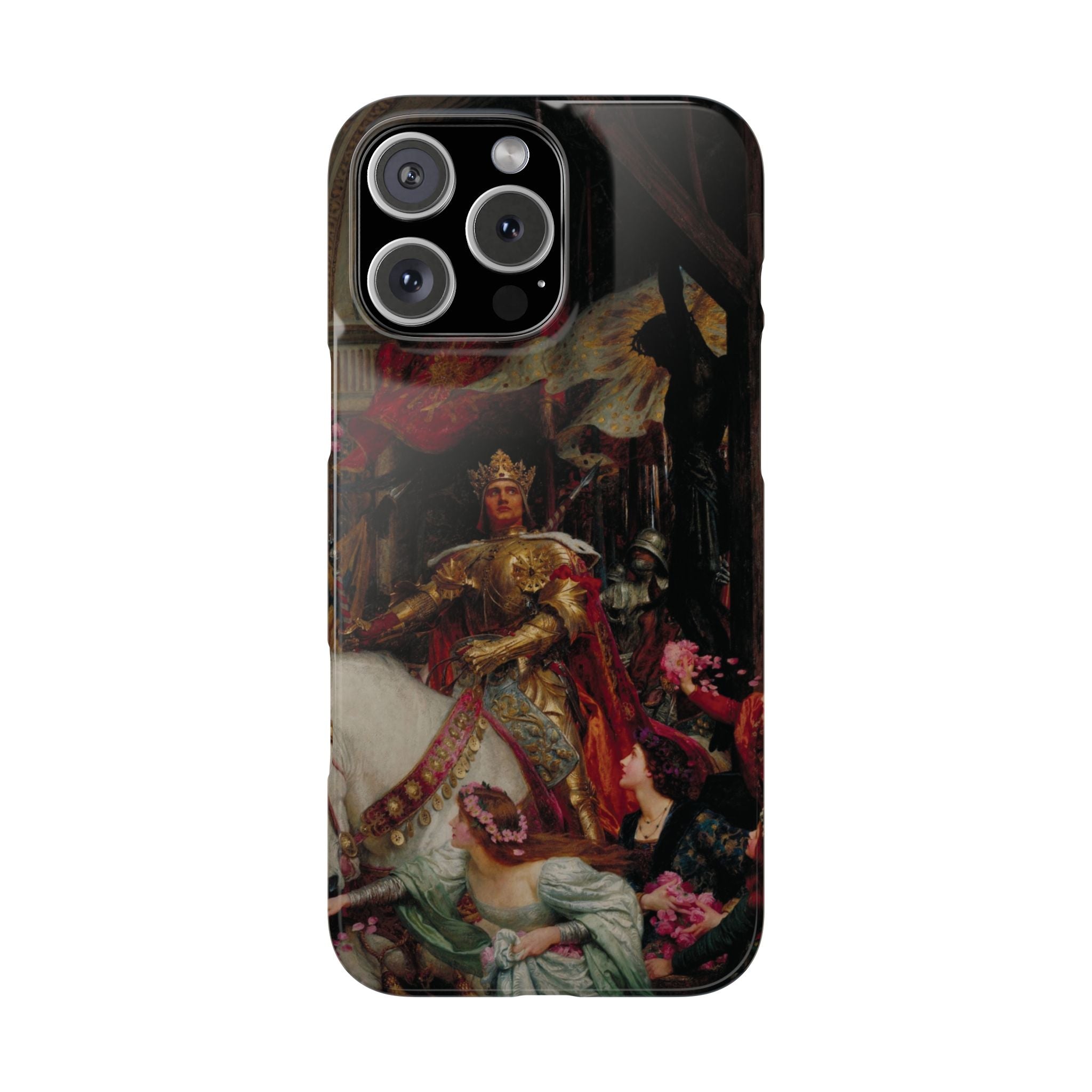 The Two Crowns by Frank Dicksee - iPhone Slim Case