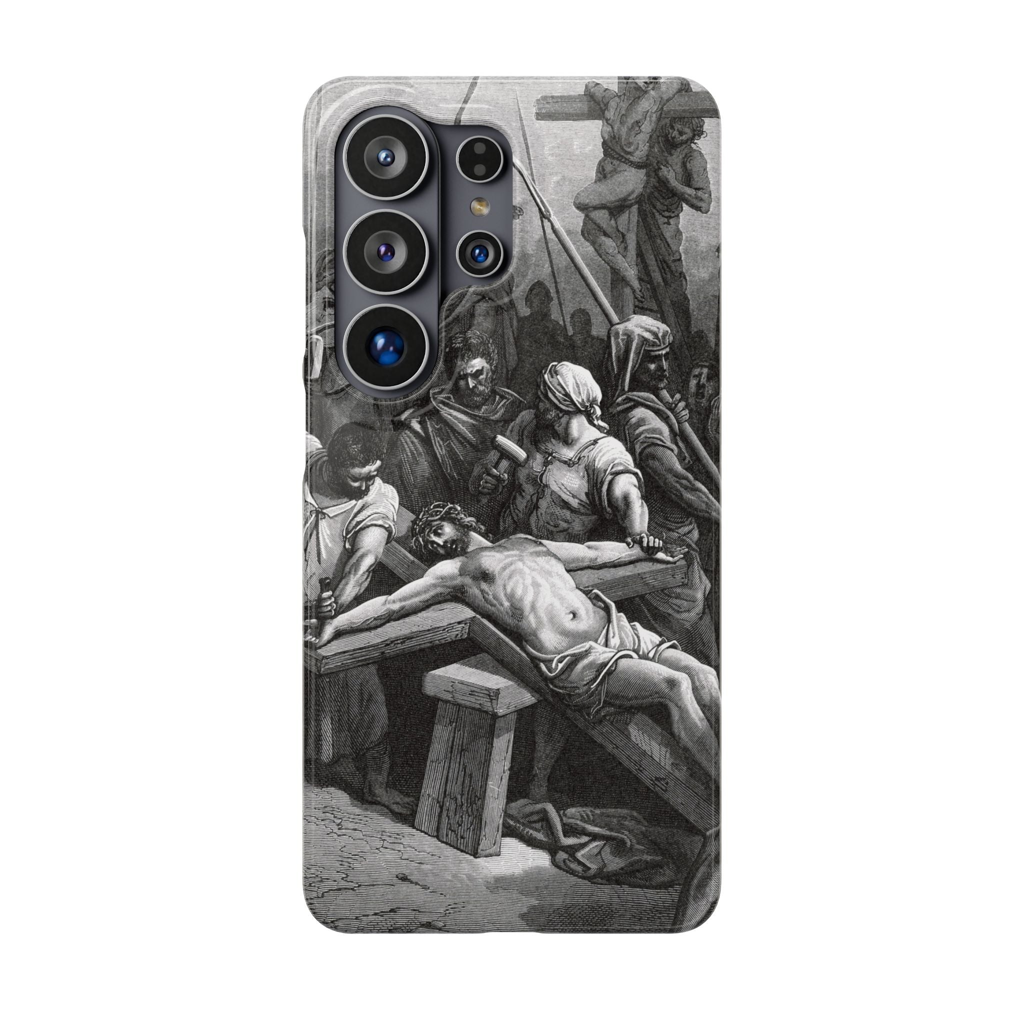 Crucifixion of Jesus by Gustave Doré - Samsung Slim Case