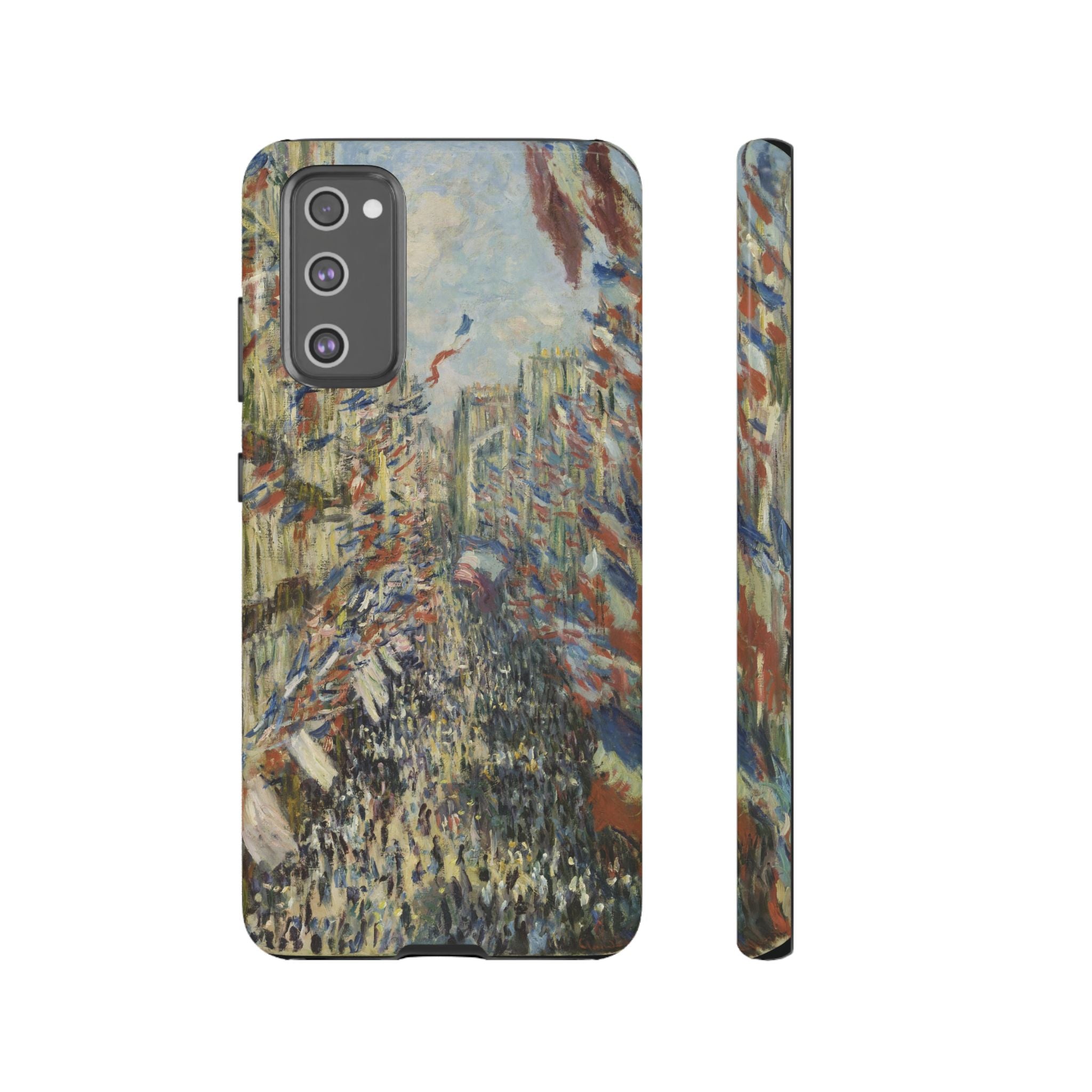 The Rue Montorgueil in Paris by Claude Monet - Samsung Tough Case