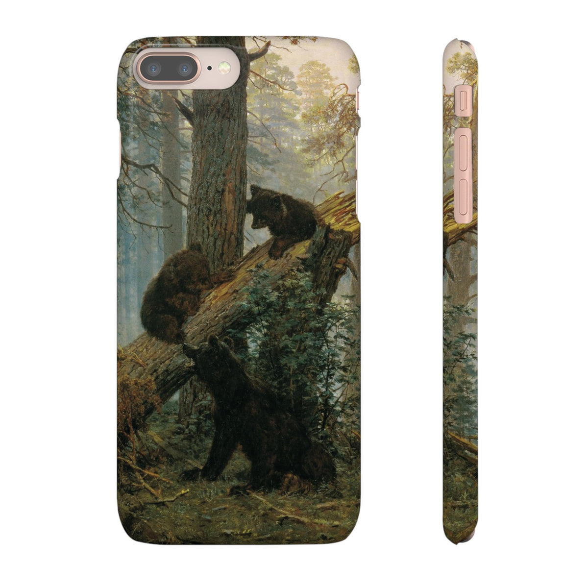 Morning in a Pine Forest by Ivan Ivanovich Shishkin - iPhone Slim Case