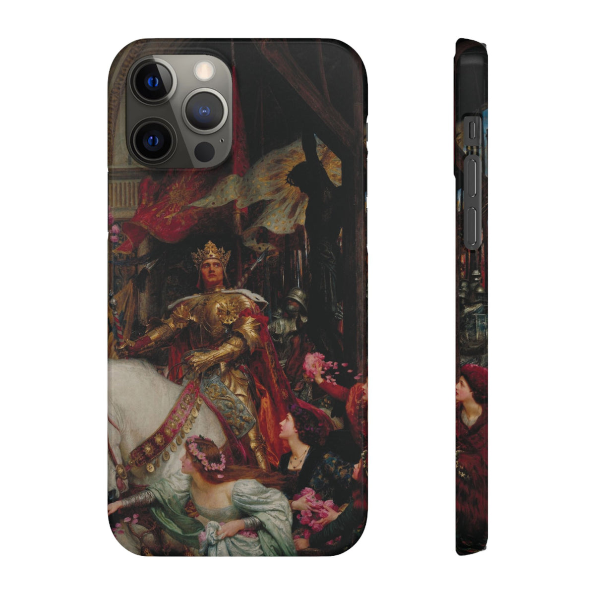 The Two Crowns by Frank Dicksee - iPhone Slim Case