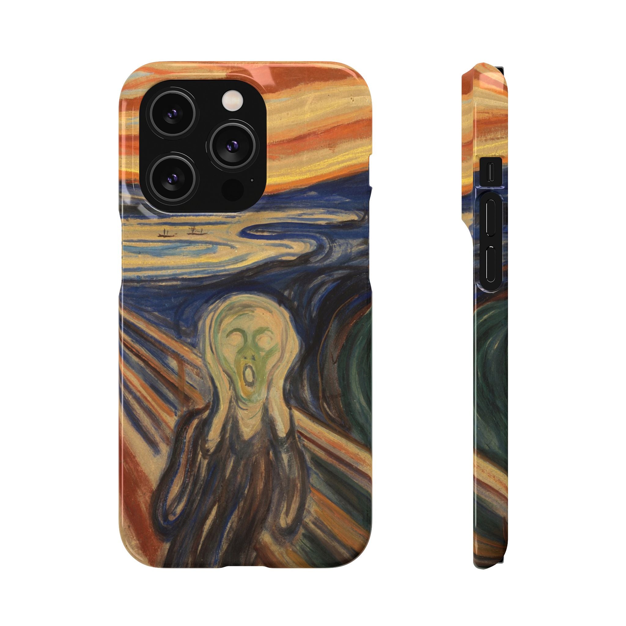 The scream by Edvard Munch - iPhone Slim Case
