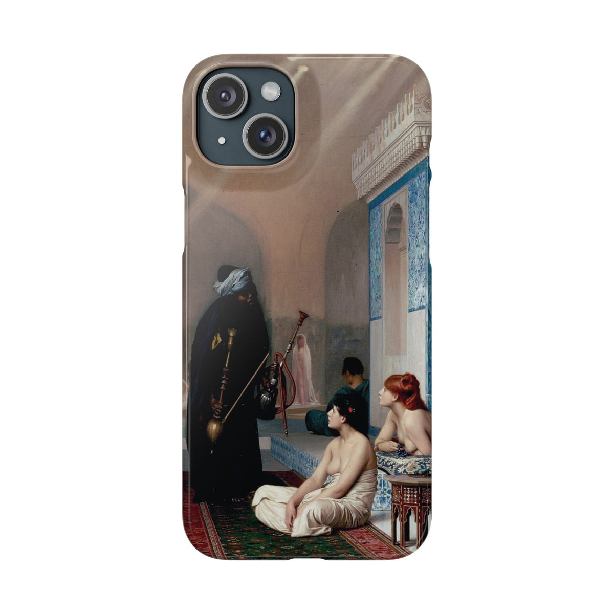 Pool in a Harem by Jean-Leon Gerome - iPhone Slim Case