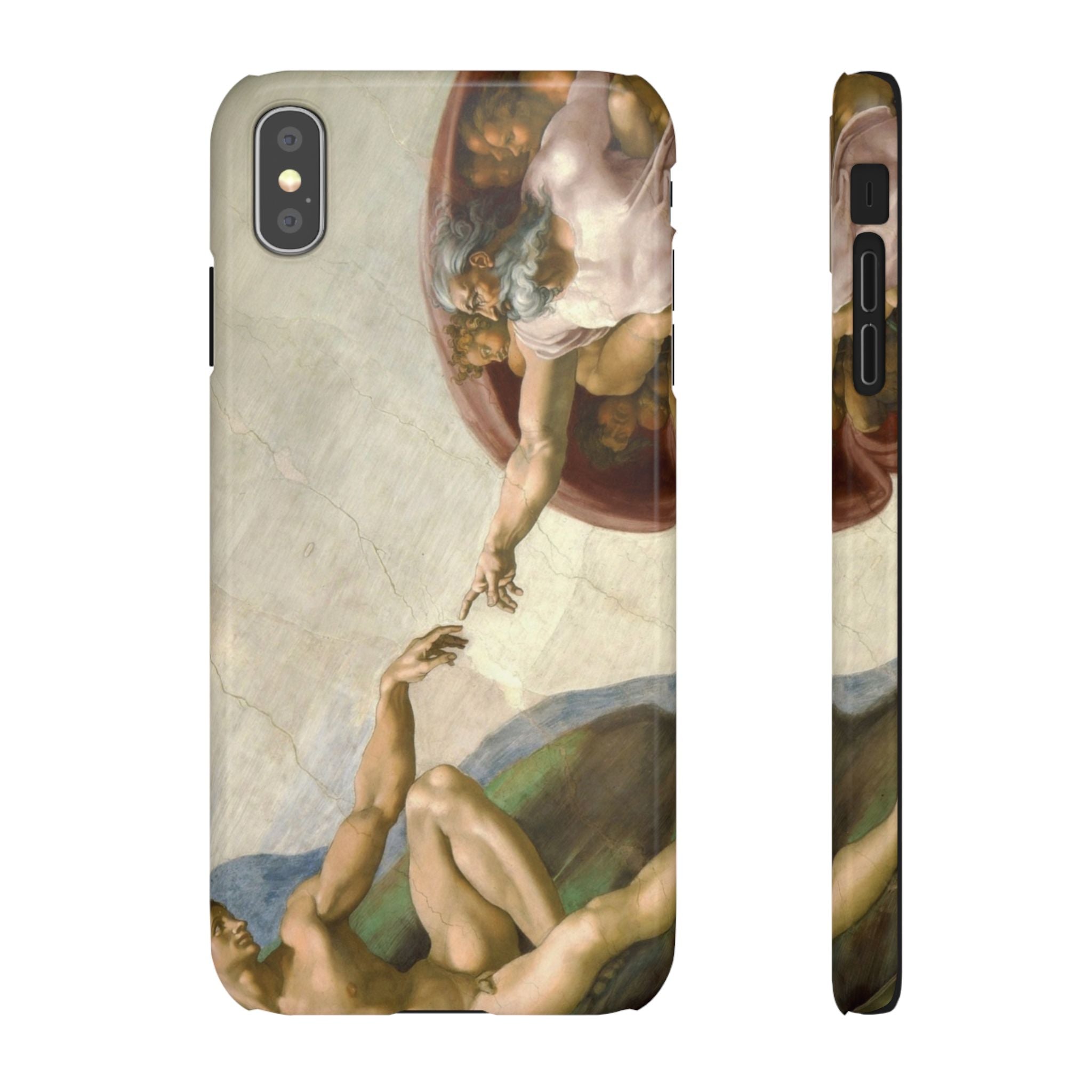 Creation of Adam by Michelangelo - iPhone Slim Case