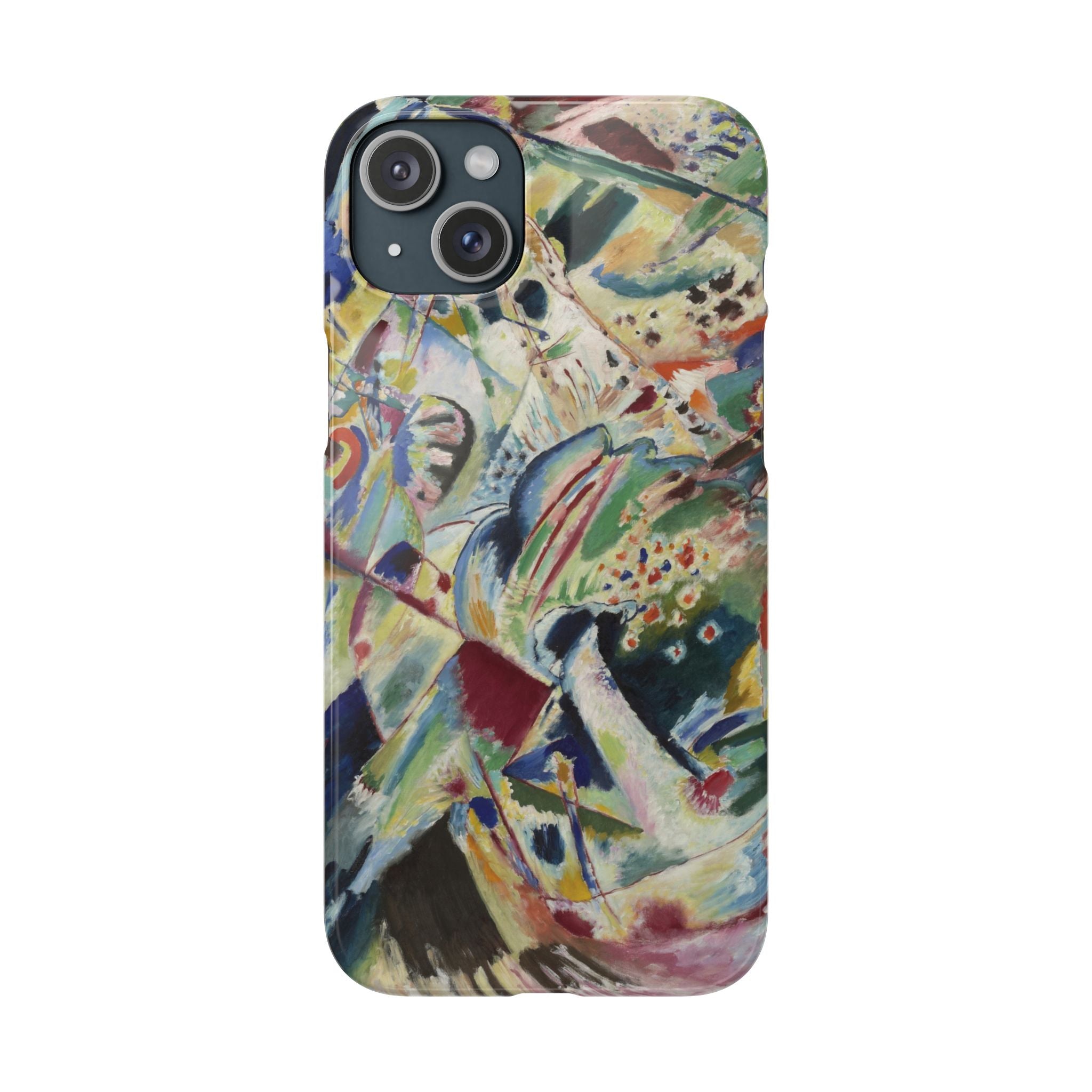 Panel for Edwin R. Campbell No. 4 by Vasily Kandinsky - iPhone Slim Case