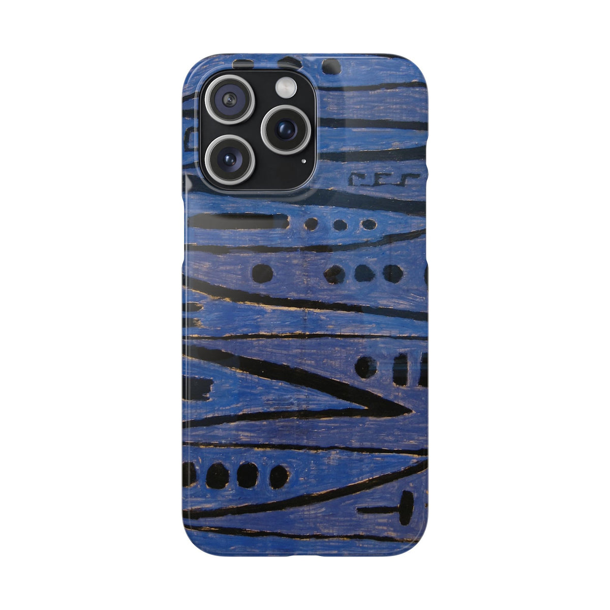 Heroic strokes of the bow by Paul Klee - iPhone Slim Case