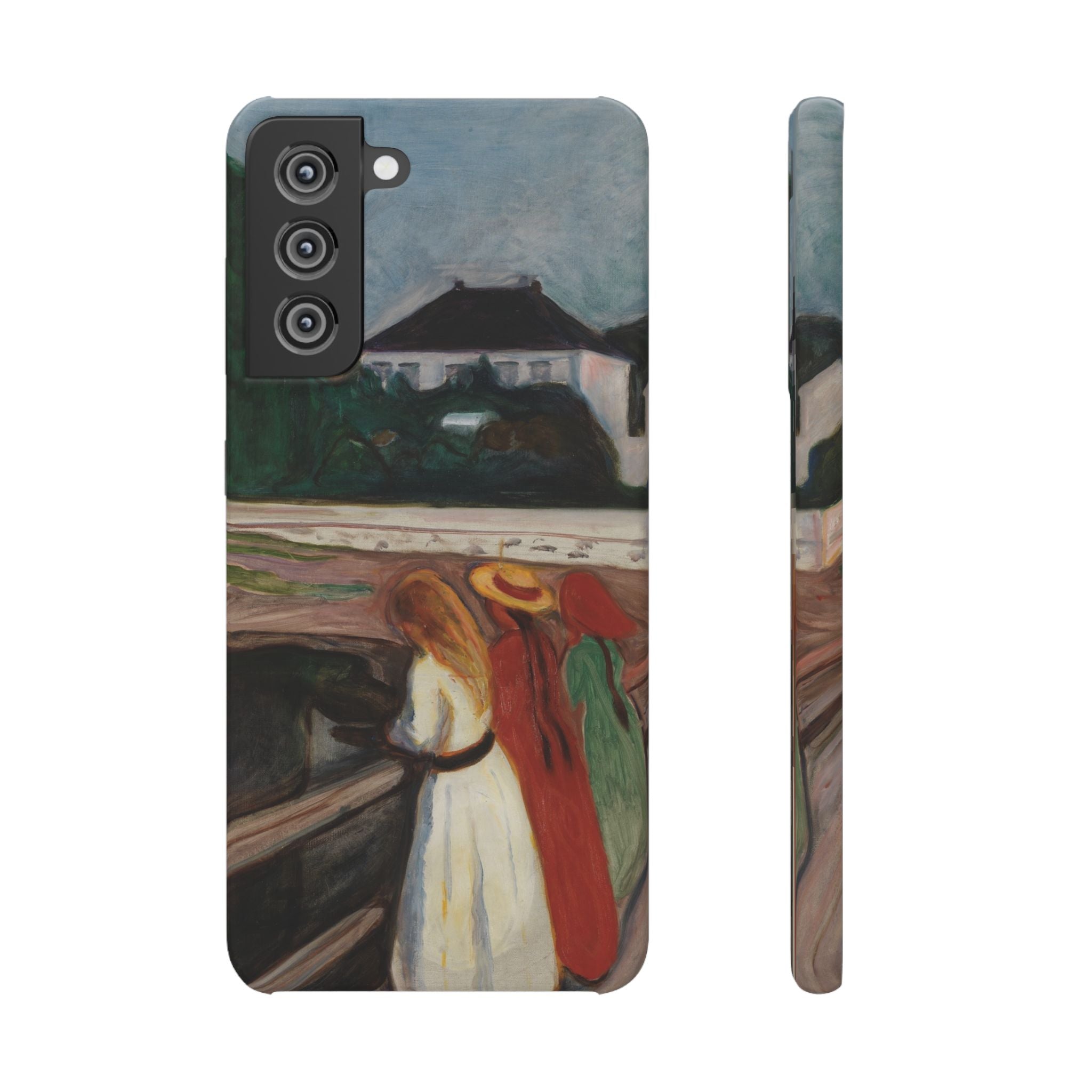 The Girls on the Bridge by Edvard Munch - Samsung Slim Case