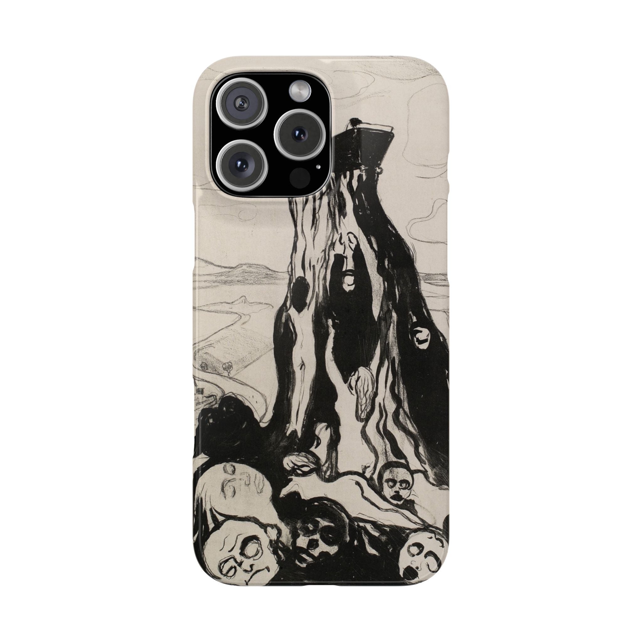 Funeral March by Edvard Munch - iPhone Slim Case