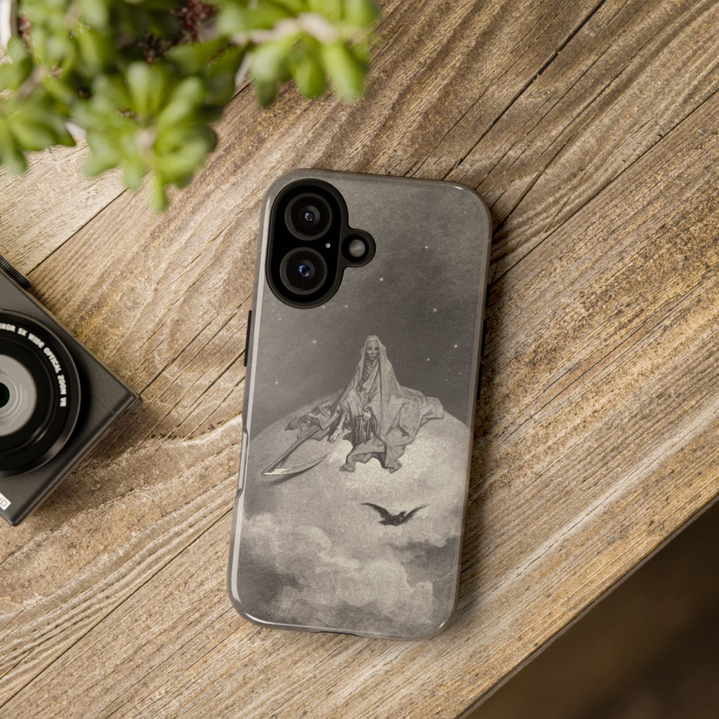 Doubting, dreaming dreams no mortal ever dared to dream before by Gustave Doré - iPhone Tough Case