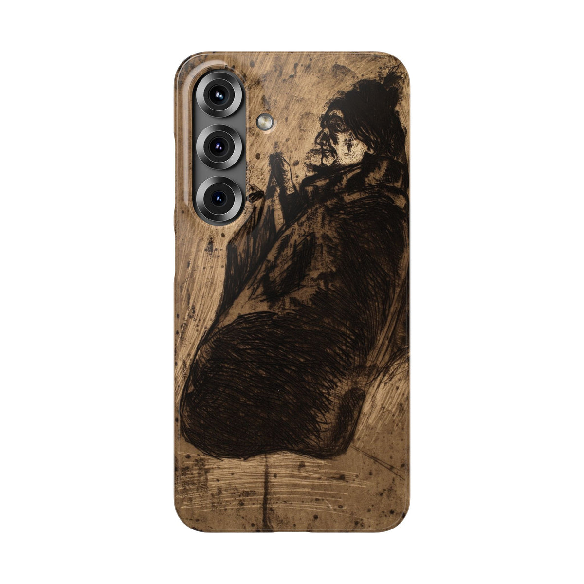 Old Woman by Edvard Munch - Samsung Slim Case