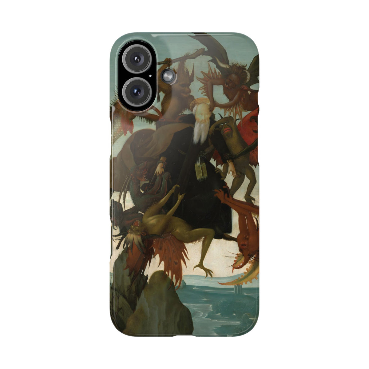 The Torment of Saint Anthony by Michelangelo - iPhone Slim Case