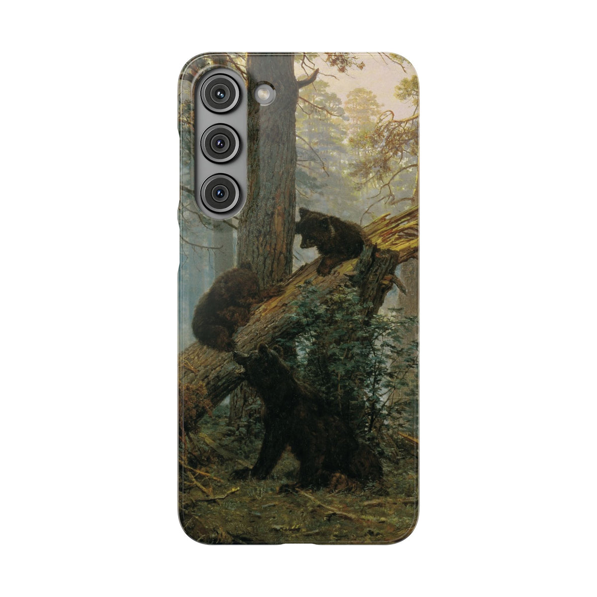 Morning in a Pine Forest by Ivan Ivanovich Shishkin - Samsung Slim Case