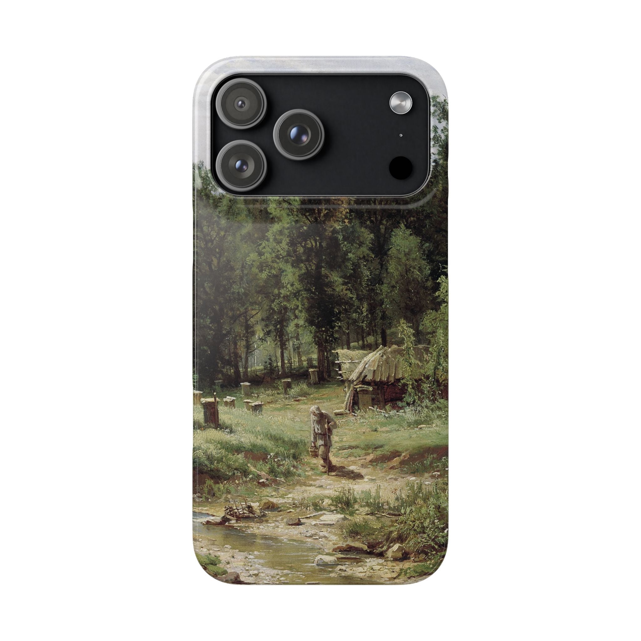 An Apiary in the Forest by Ivan Ivanovich Shishkin - iPhone Slim Case