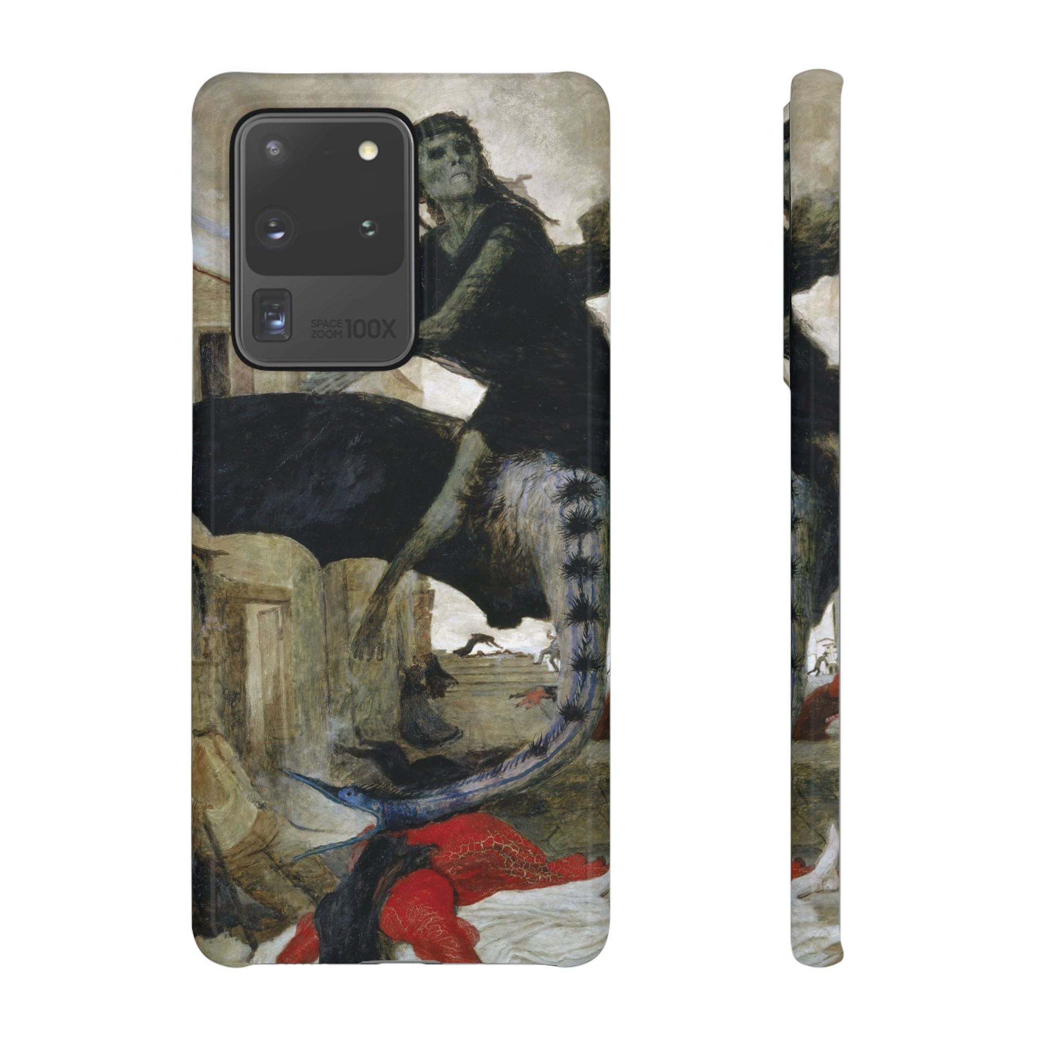 The Plague by Arnold Böcklin - Samsung Slim Case