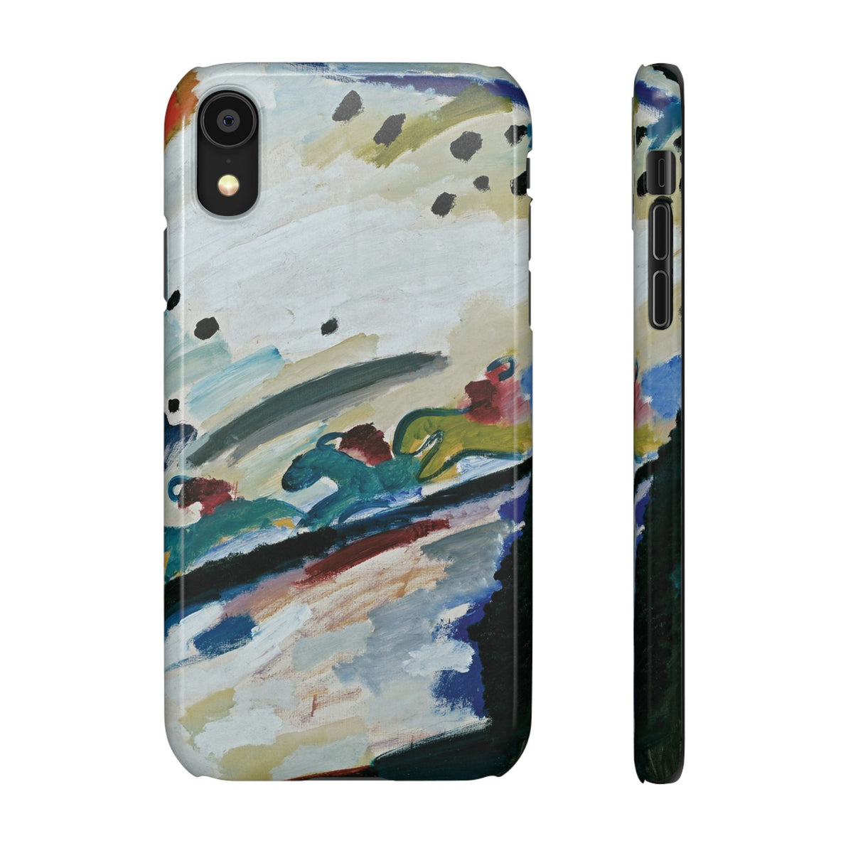 Romantic Landscape by Vasily Kandinsky - iPhone Slim Case