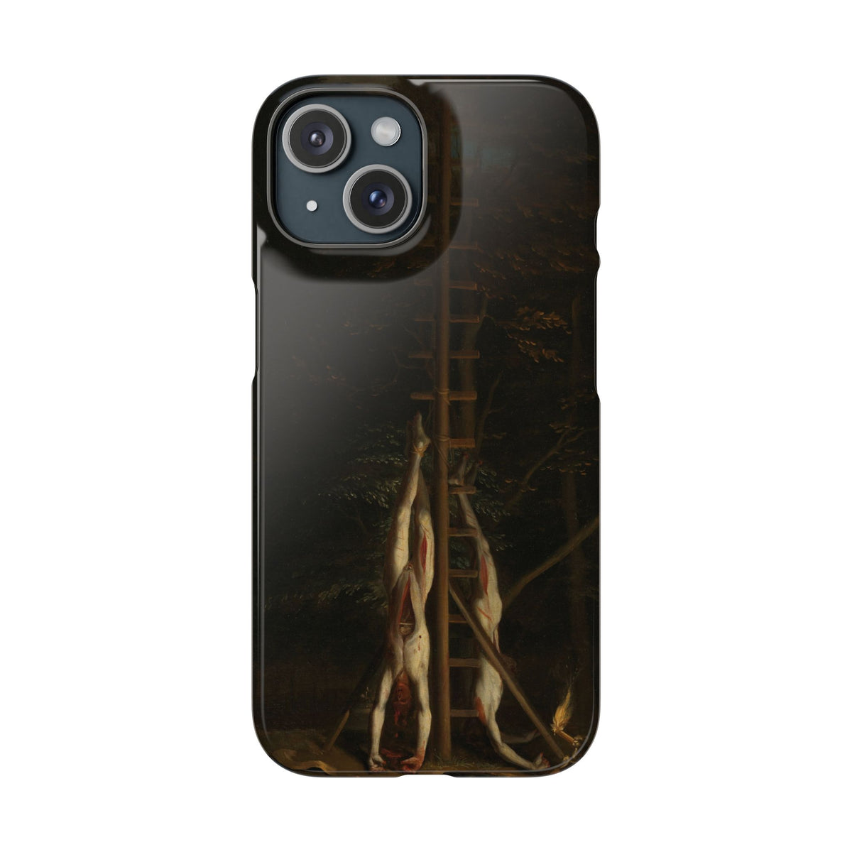 The Corpses of the De Witt Brothers by Jan de Baen - iPhone Slim Case