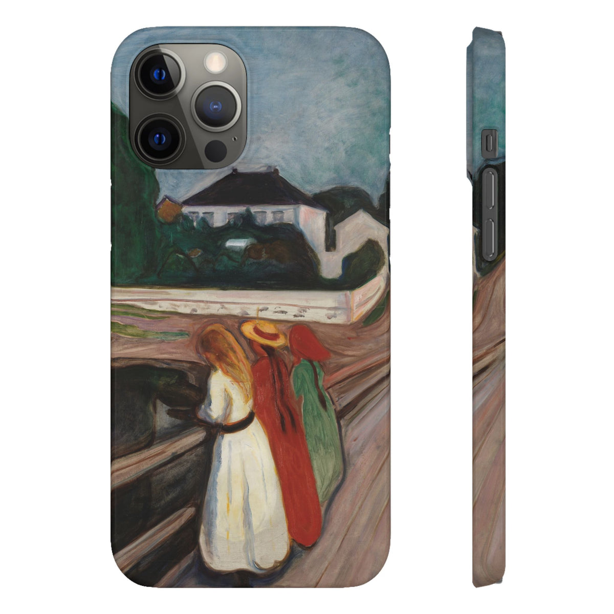 The Girls on the Bridge by Edvard Munch - iPhone Slim Case