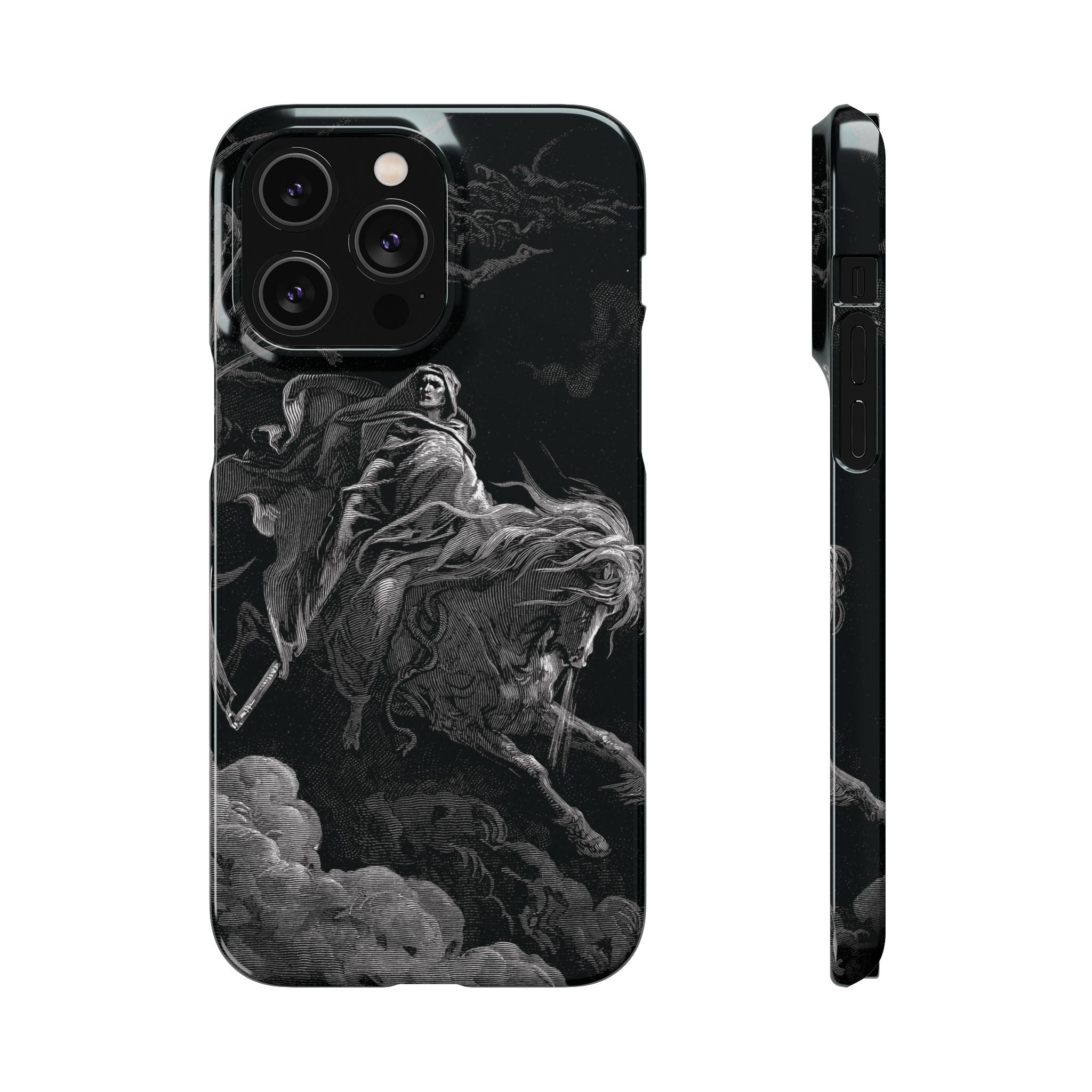 Death on the Pale Horse by Gustave Dore - iPhone Slim Case