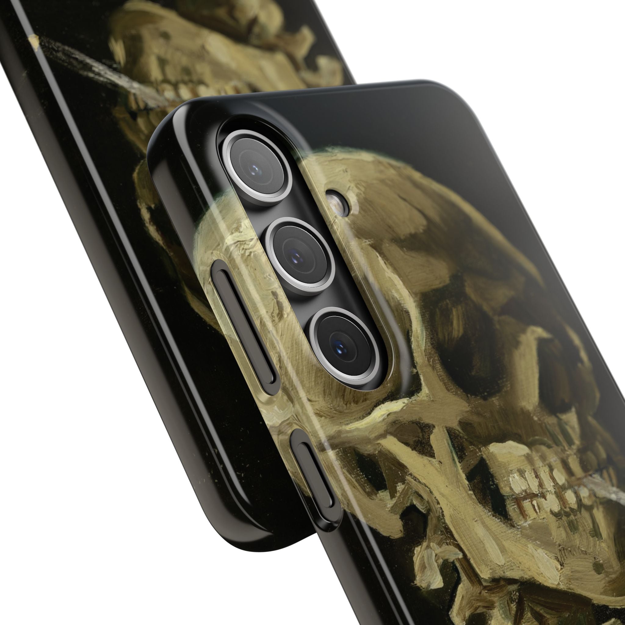 Head of a Skeleton with a Burning Cigarette by Vincent van Gogh - Samsung Slim Case