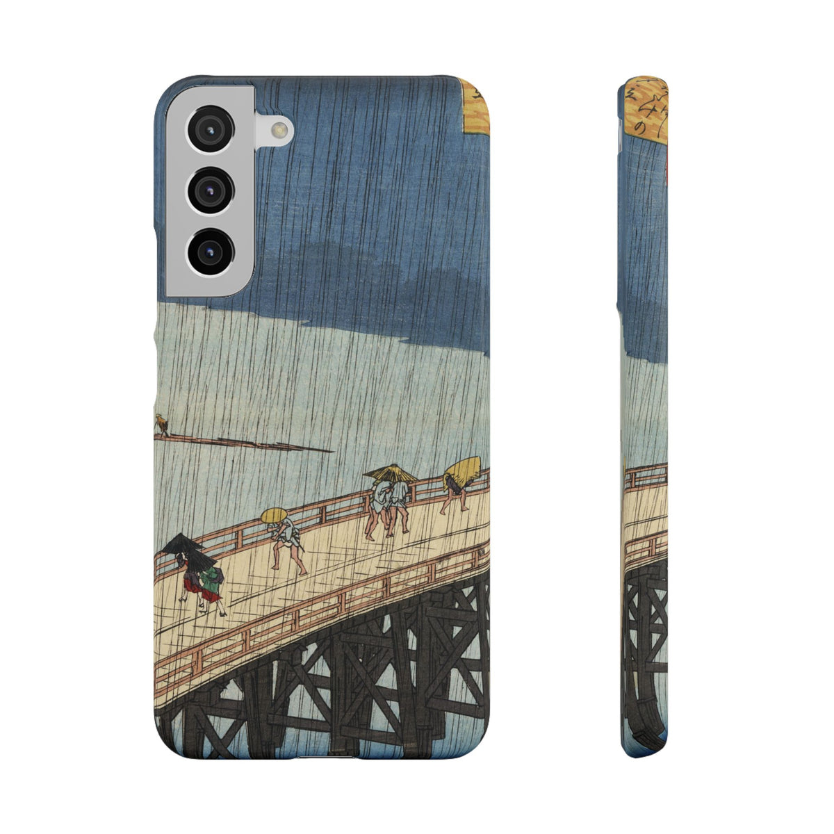 Sudden Shower over Shin Ohashi Bridge and Atake by Utagawa Hiroshige - Samsung Slim Case