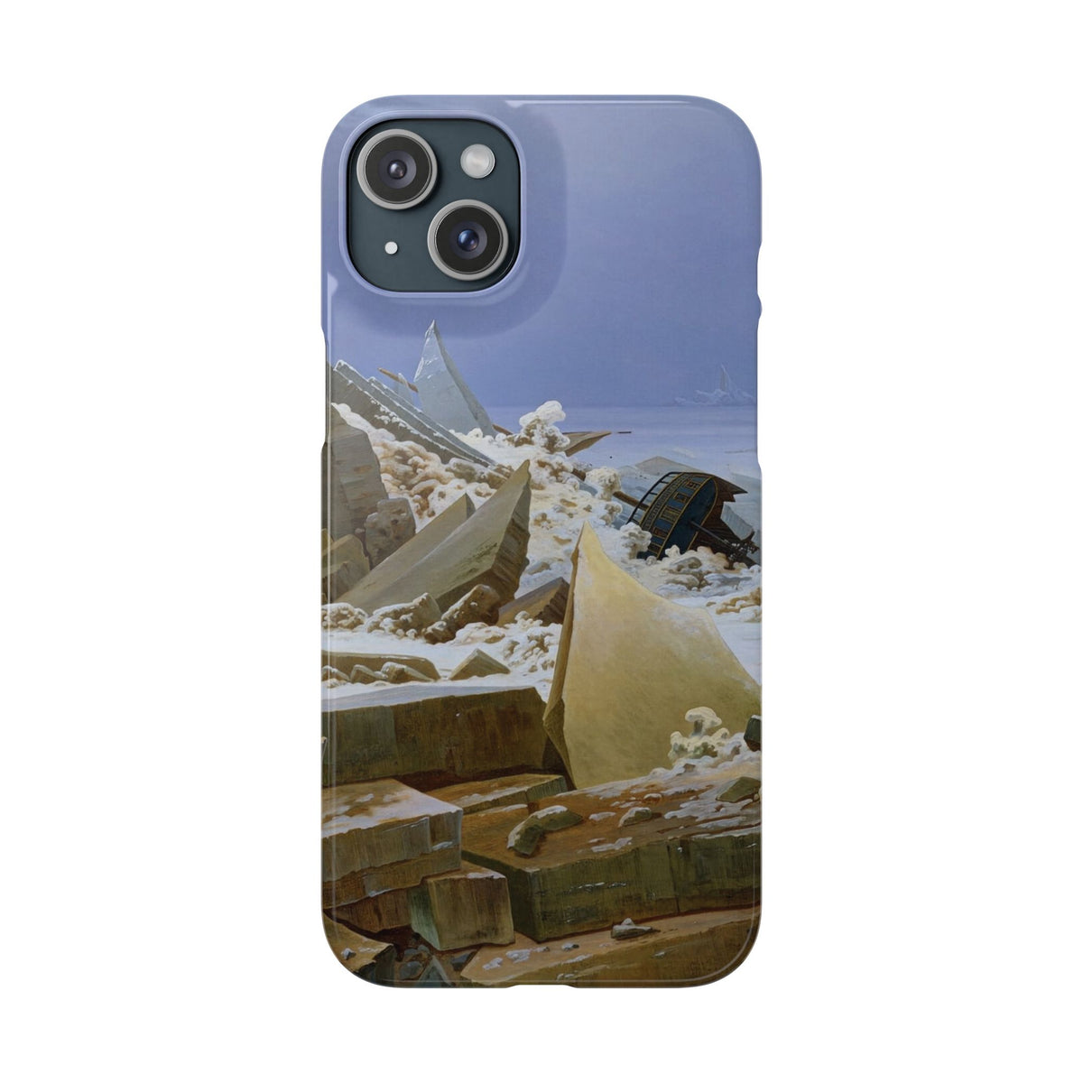 The Sea of Ice by Caspar David Friedrich - iPhone Slim Case