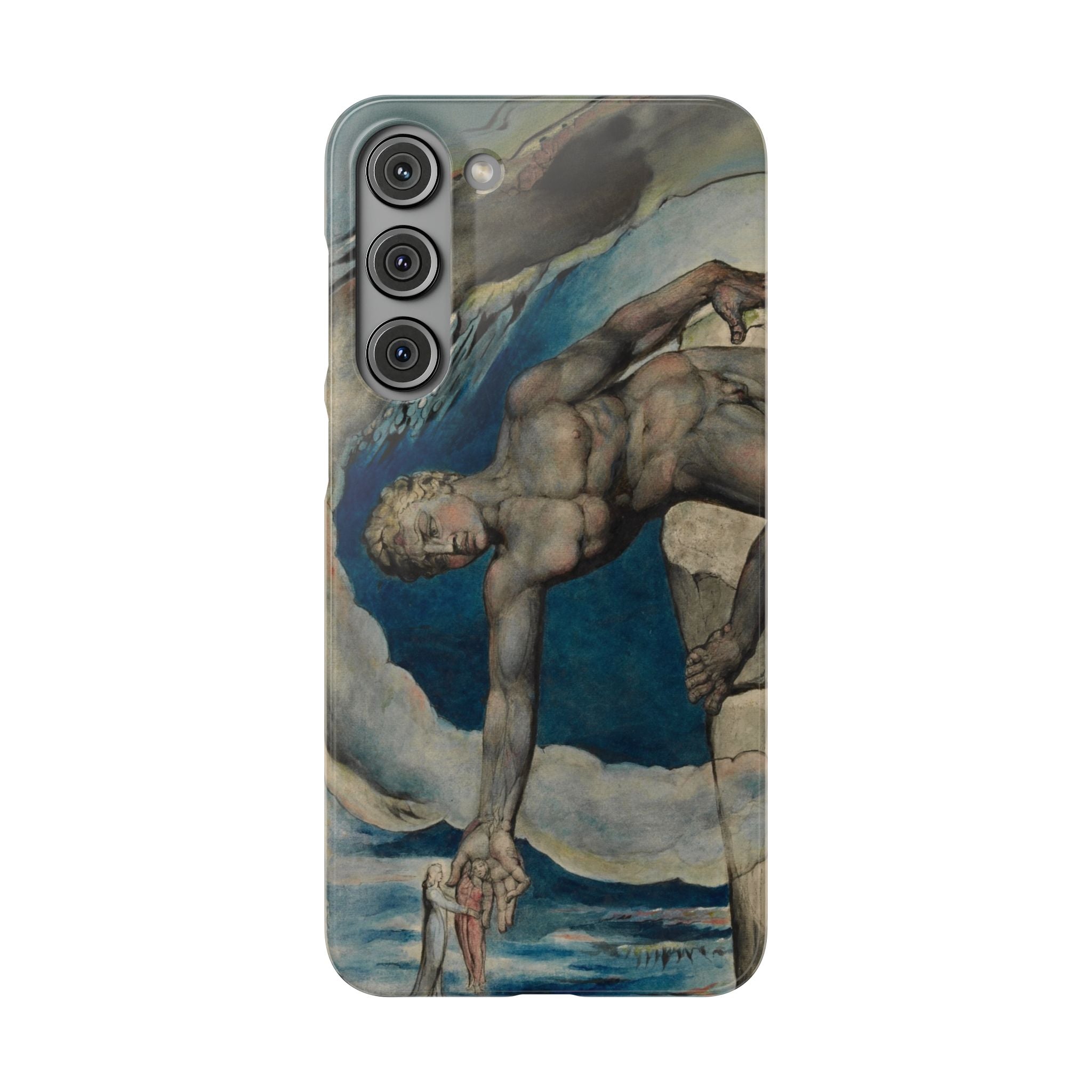 Antaeus setting down Dante and Virgil in the Last Circle of Hell by William Blake - Samsung Slim Case