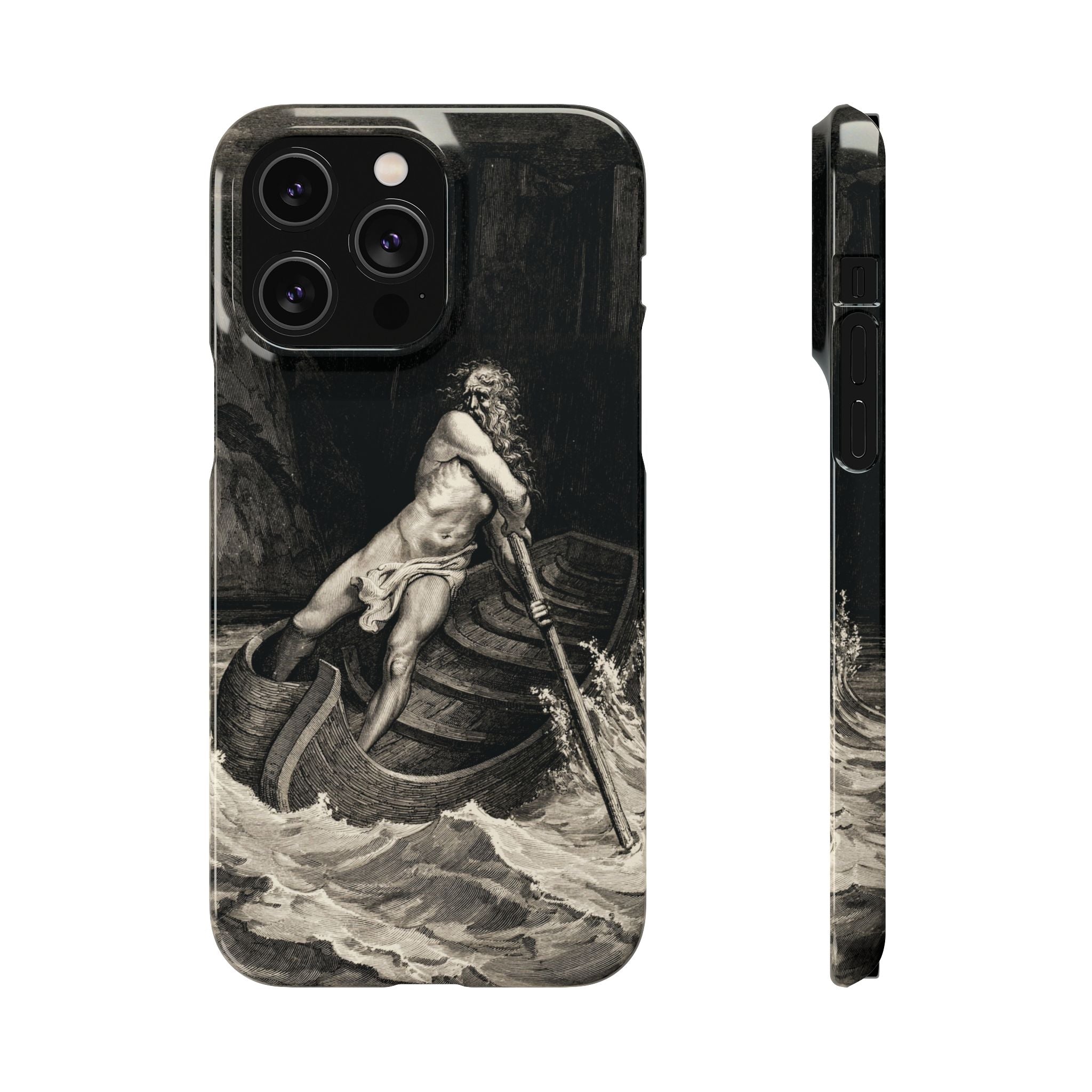 Canto III - Charon by Gustave Doré - iPhone Slim Case