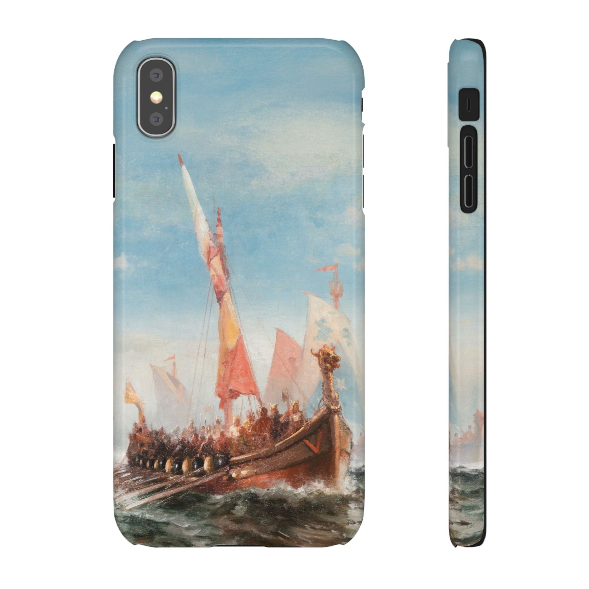 Viking Armada by Edward Moran - iPhone Slim Case
