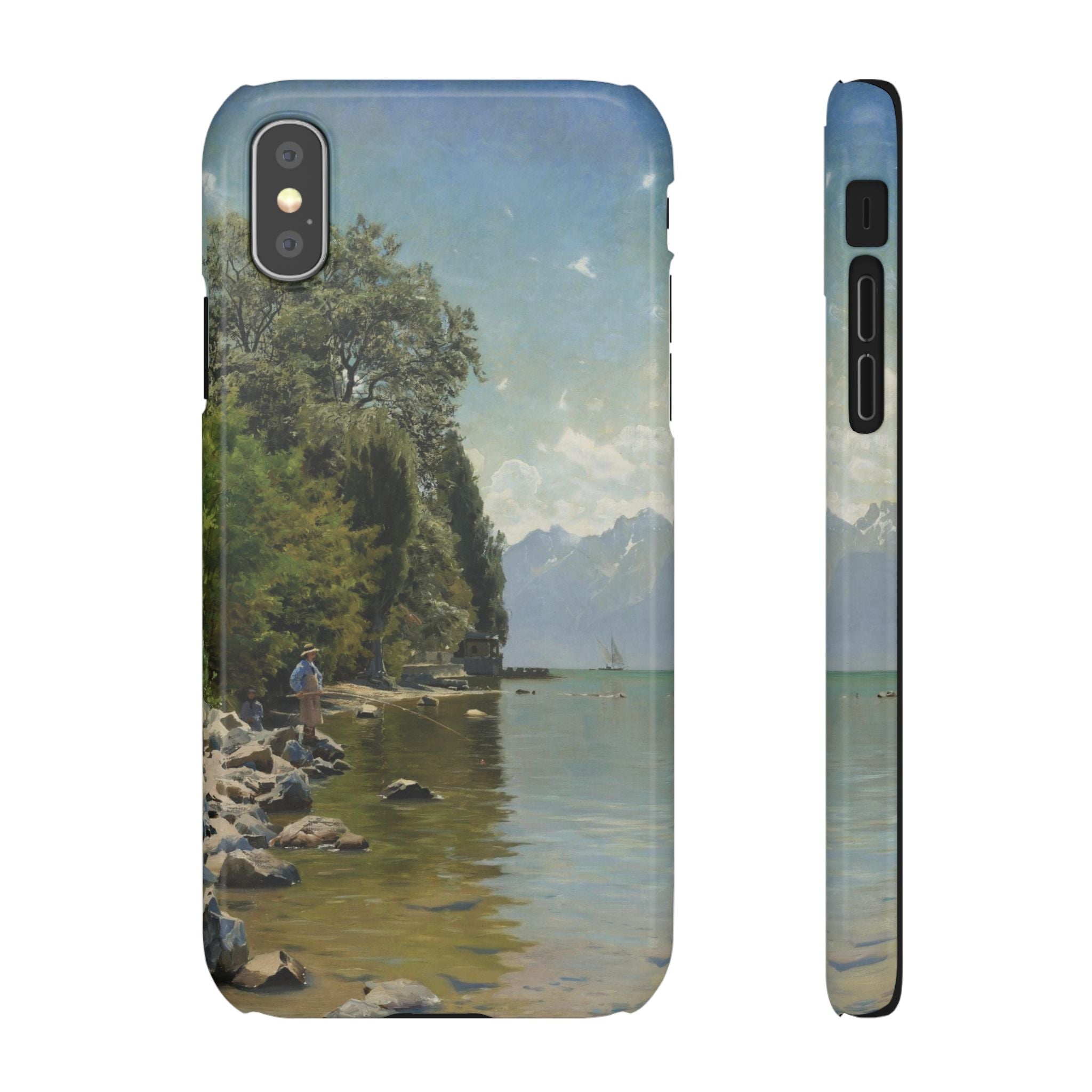 Lac Leman by Peder Mork Monsted - iPhone Slim Case