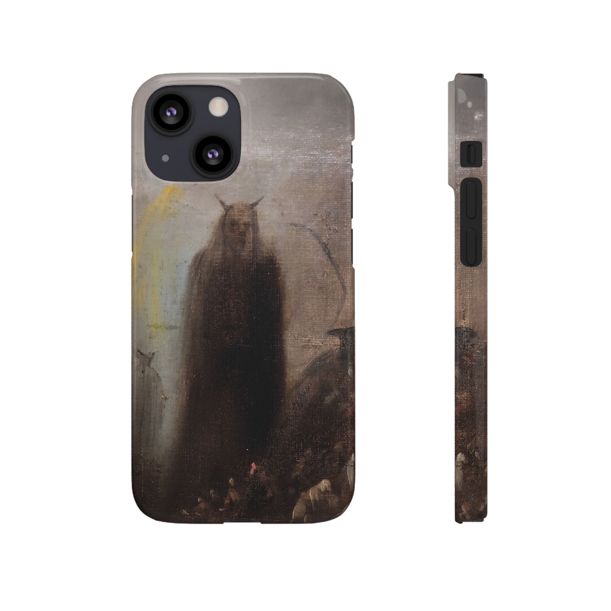 Ghostly Vision by Francisco Goya - iPhone Slim Case