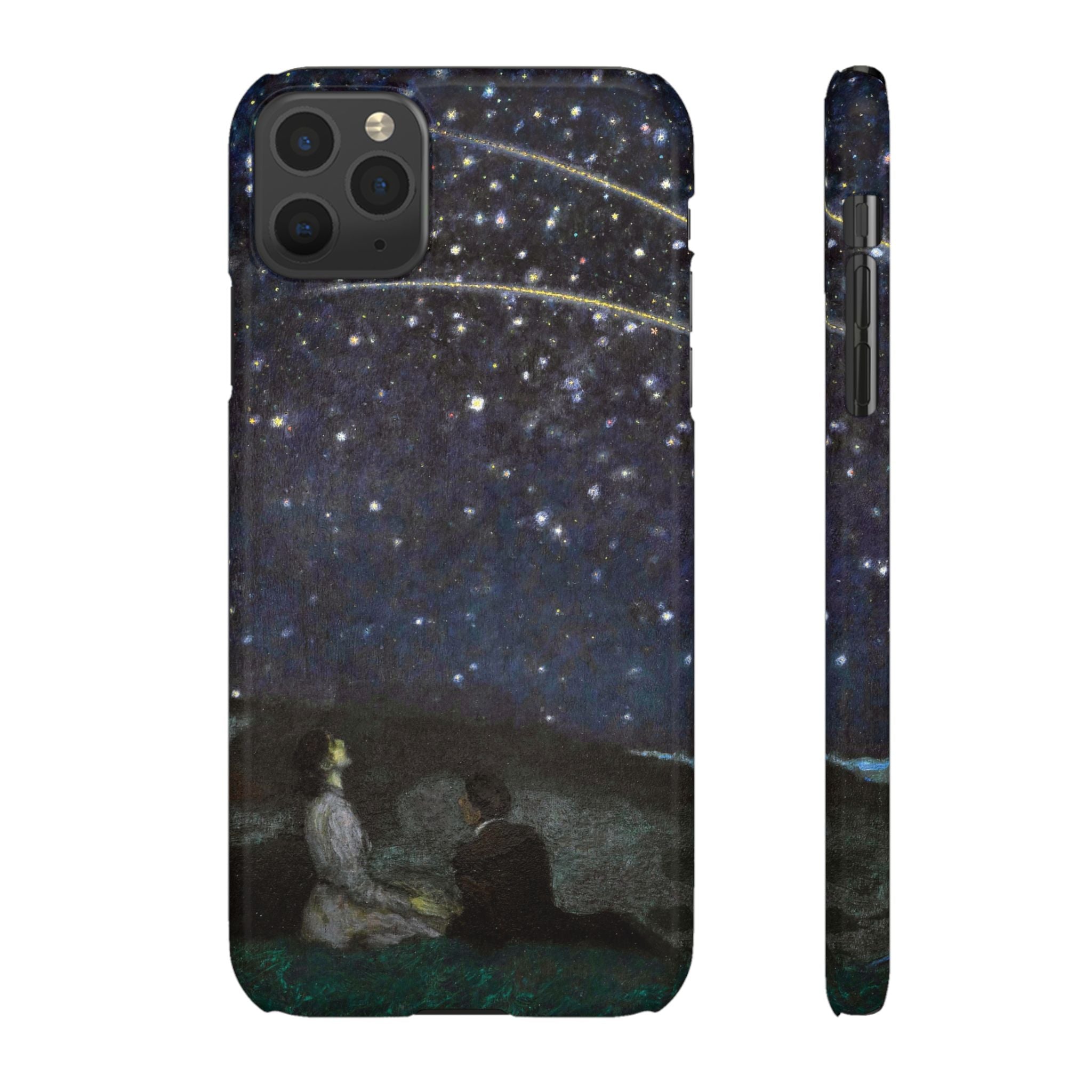 Falling Stars by Franz von Stuck - iPhone Slim Case