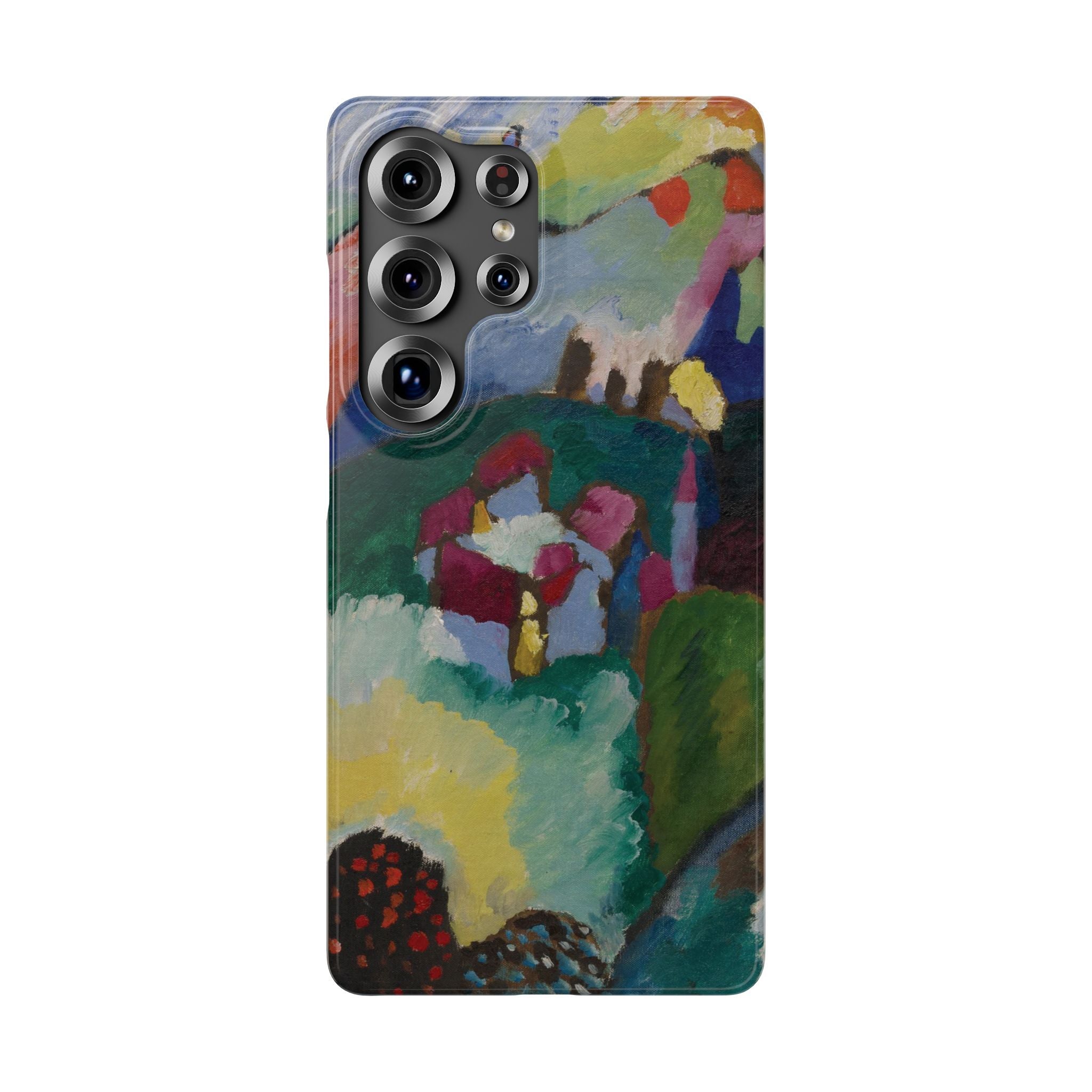 Landscape with Factory Chimney by Vasily Kandinsky - Samsung Slim Case