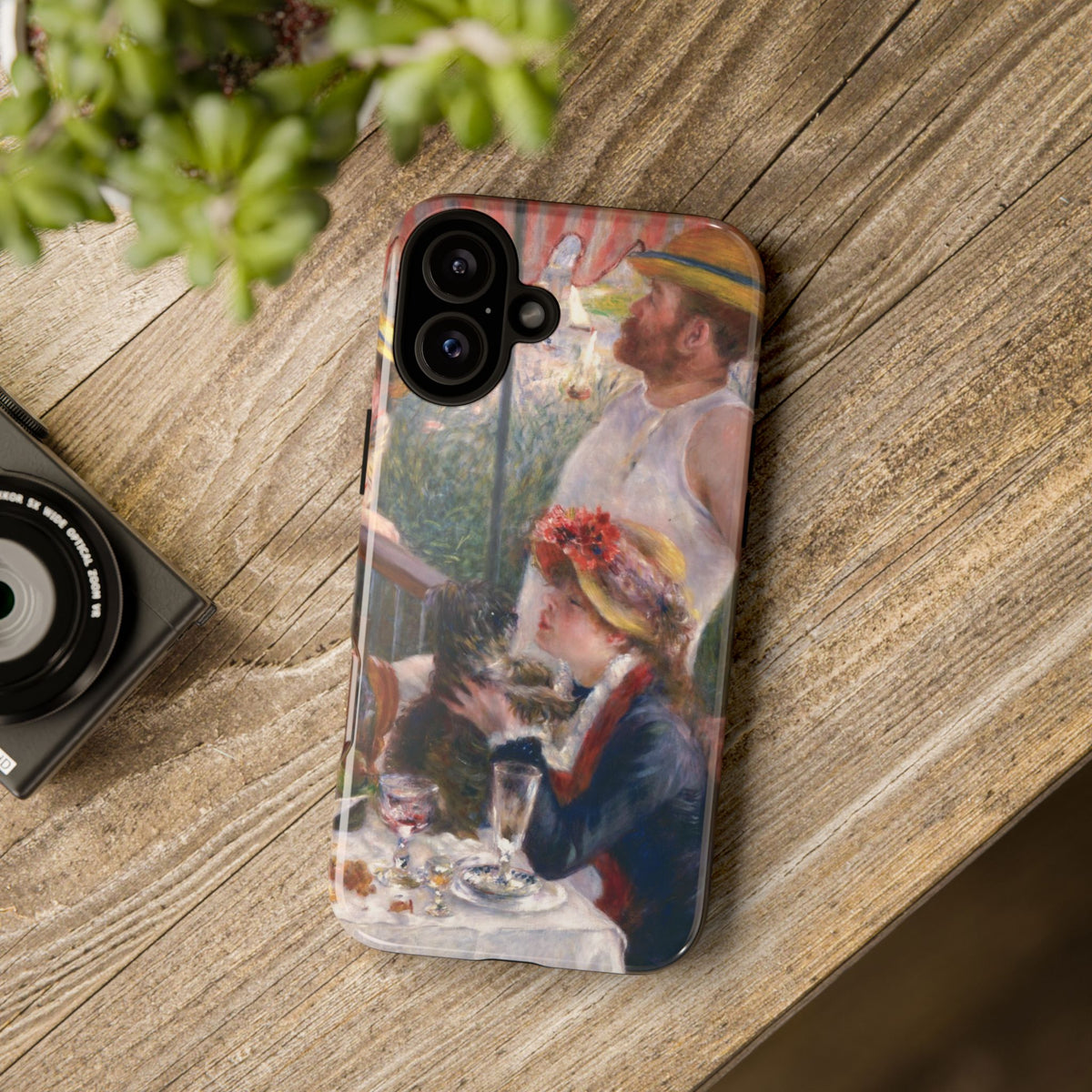 Luncheon of the Boating Party by Pierre Auguste Renoir - iPhone Tough Case