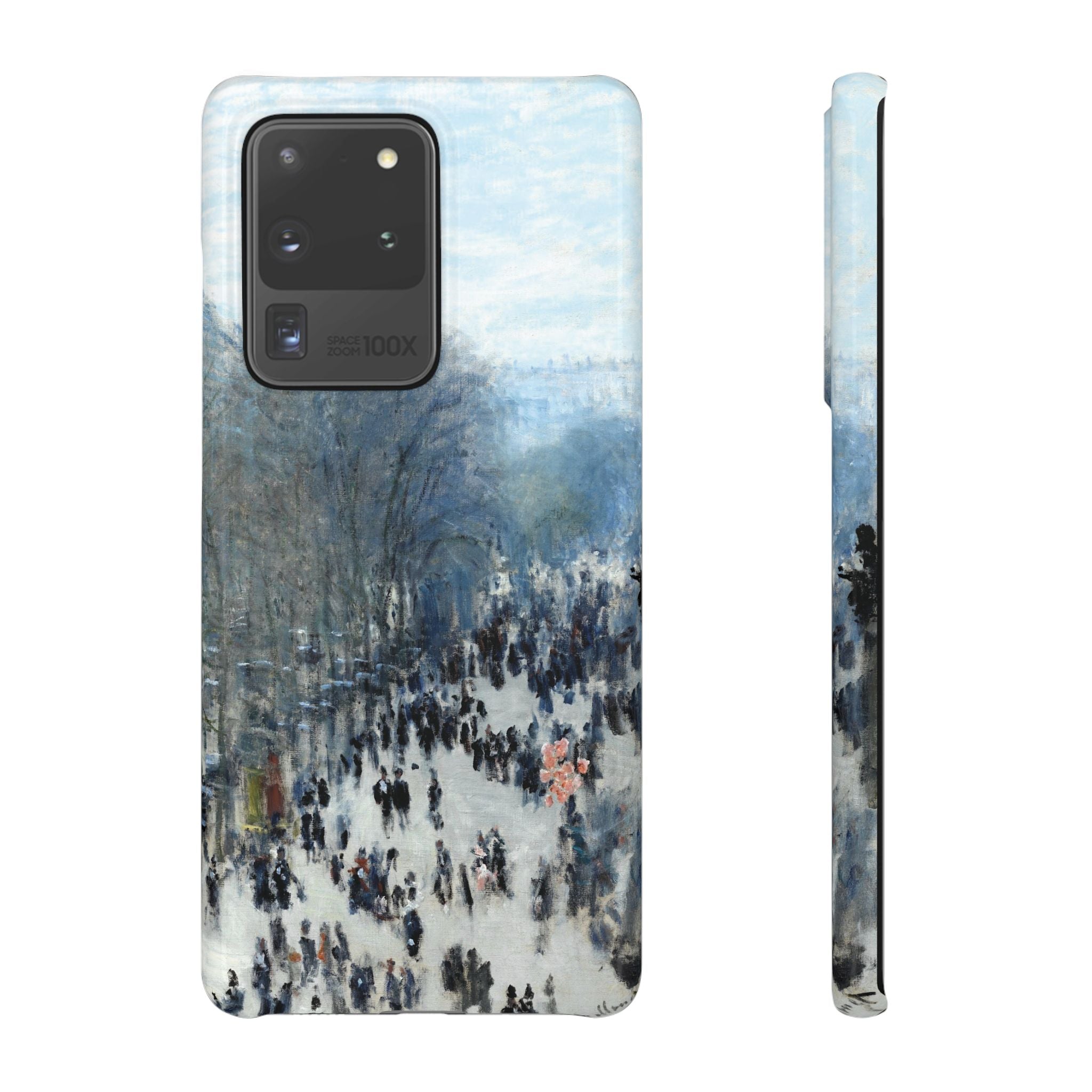 Boulevard des Capucines by Claude Monet - Samsung Slim Case