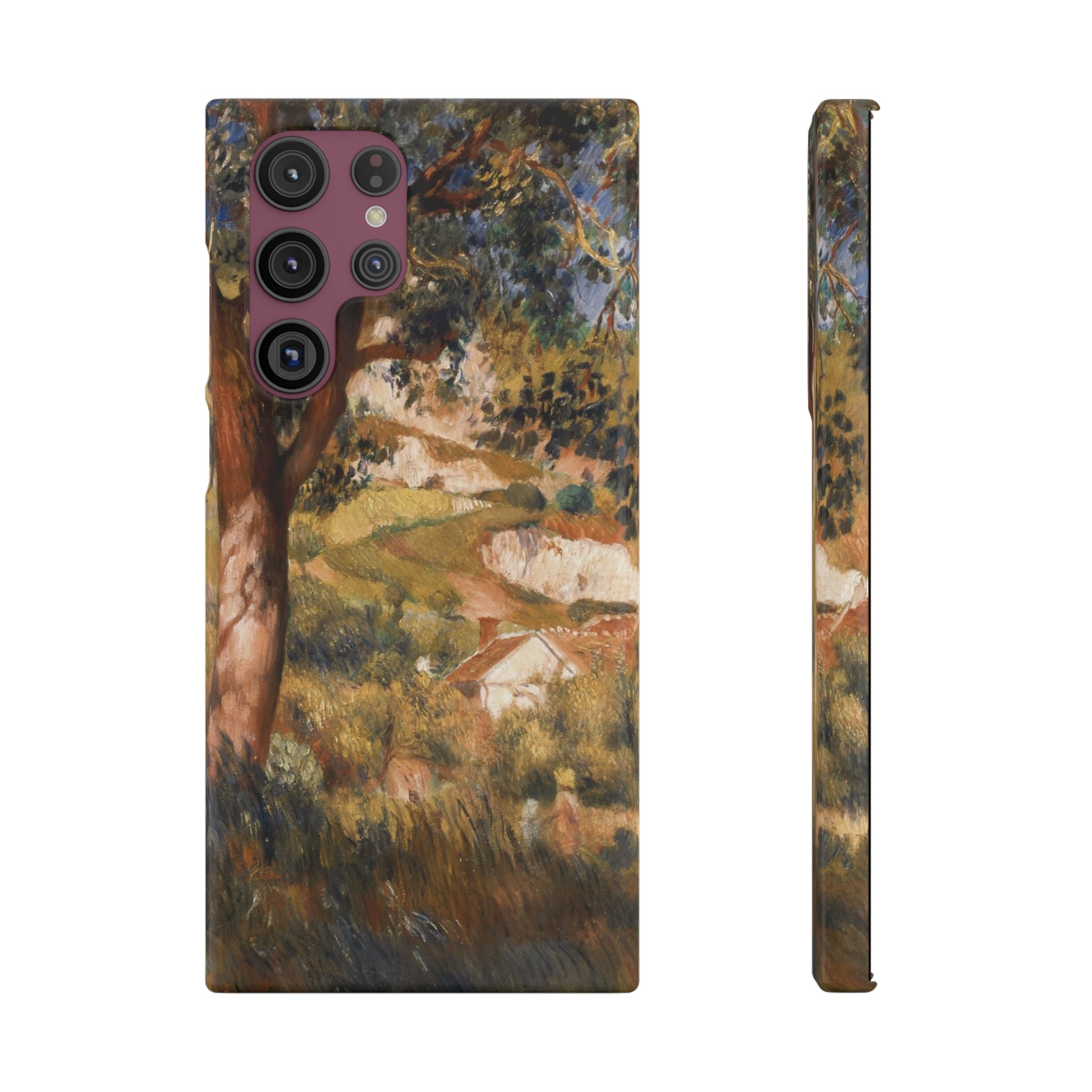 Paysage a La Roche Guyon by Pierre Auguste Renoir - Samsung Slim Case