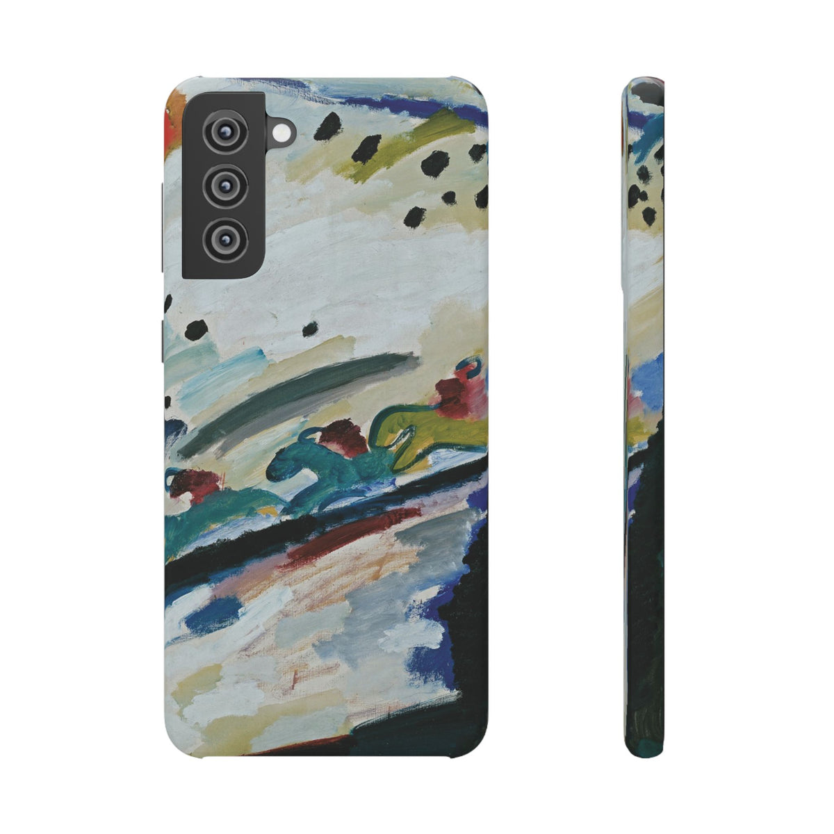 Romantic Landscape by Vasily Kandinsky - Samsung Slim Case